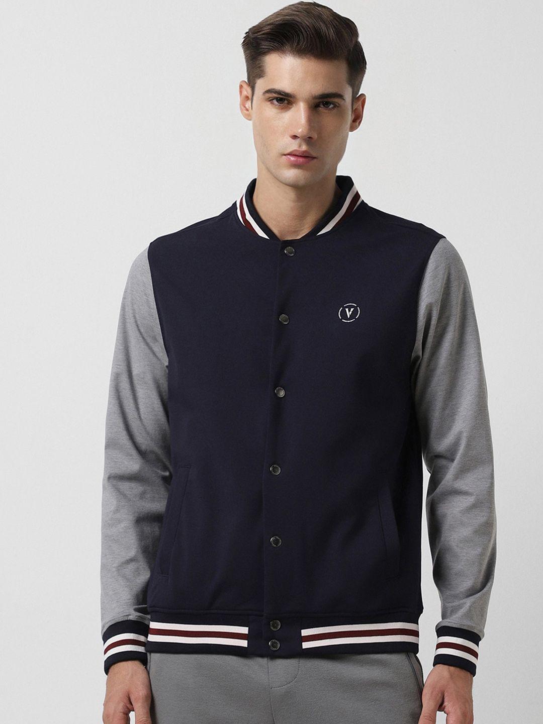 van heusen flex stand collar sporty jacket