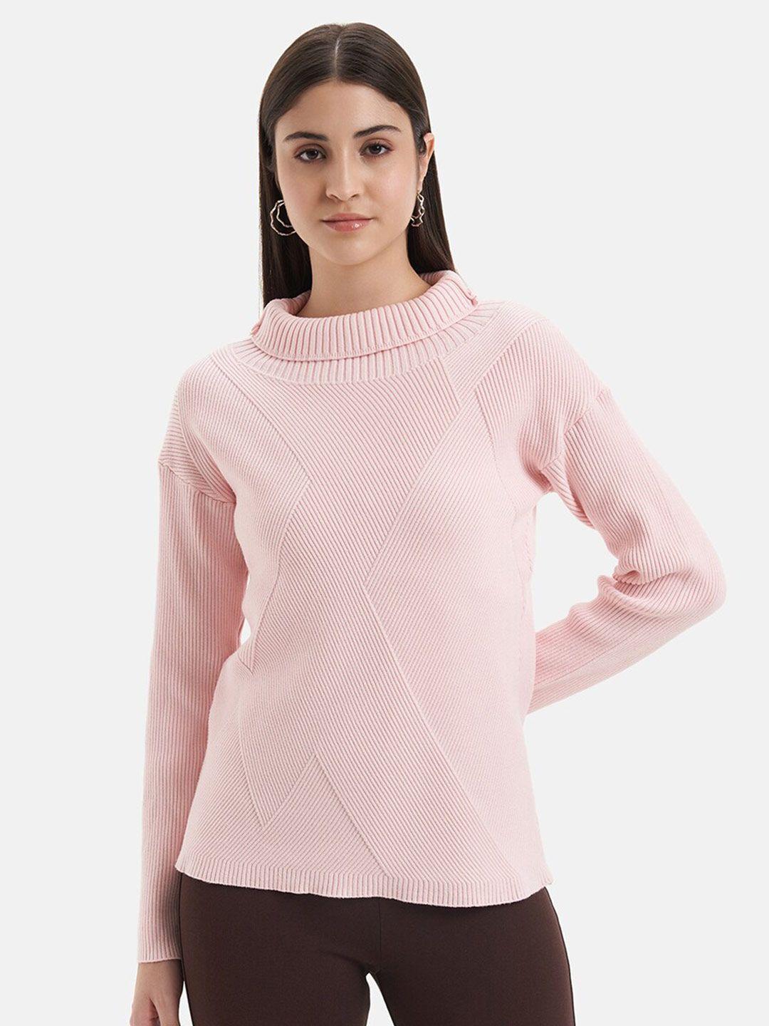 kazo ribbed turtle neck pullover sweater