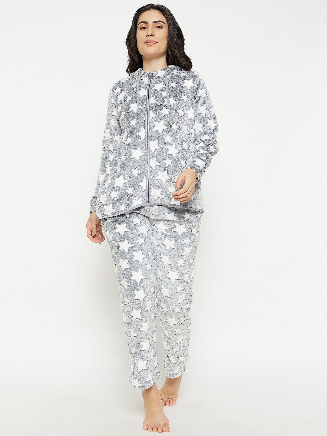 madame m secret conversational printed night suit