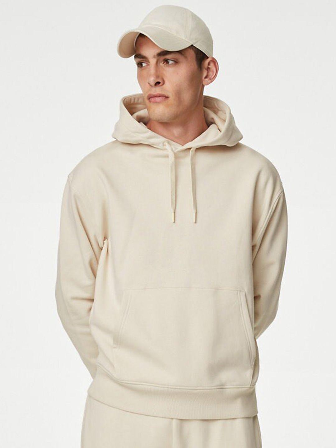 marks & spencer hooded cotton pullover sweatshirt