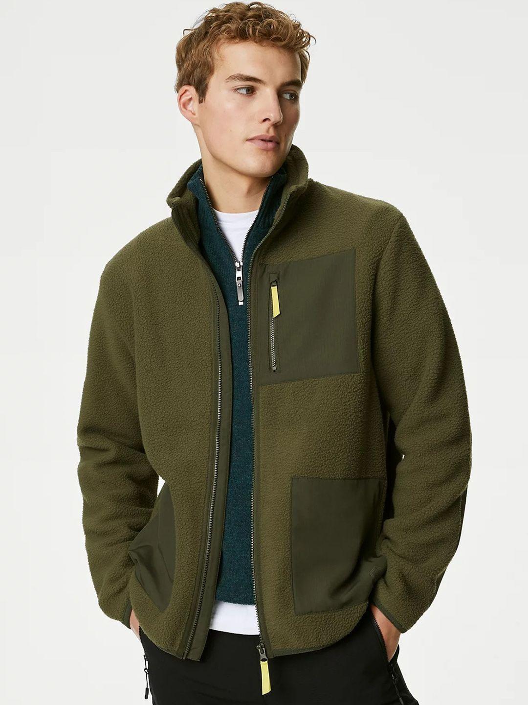 marks & spencer mock collar bomber jacket