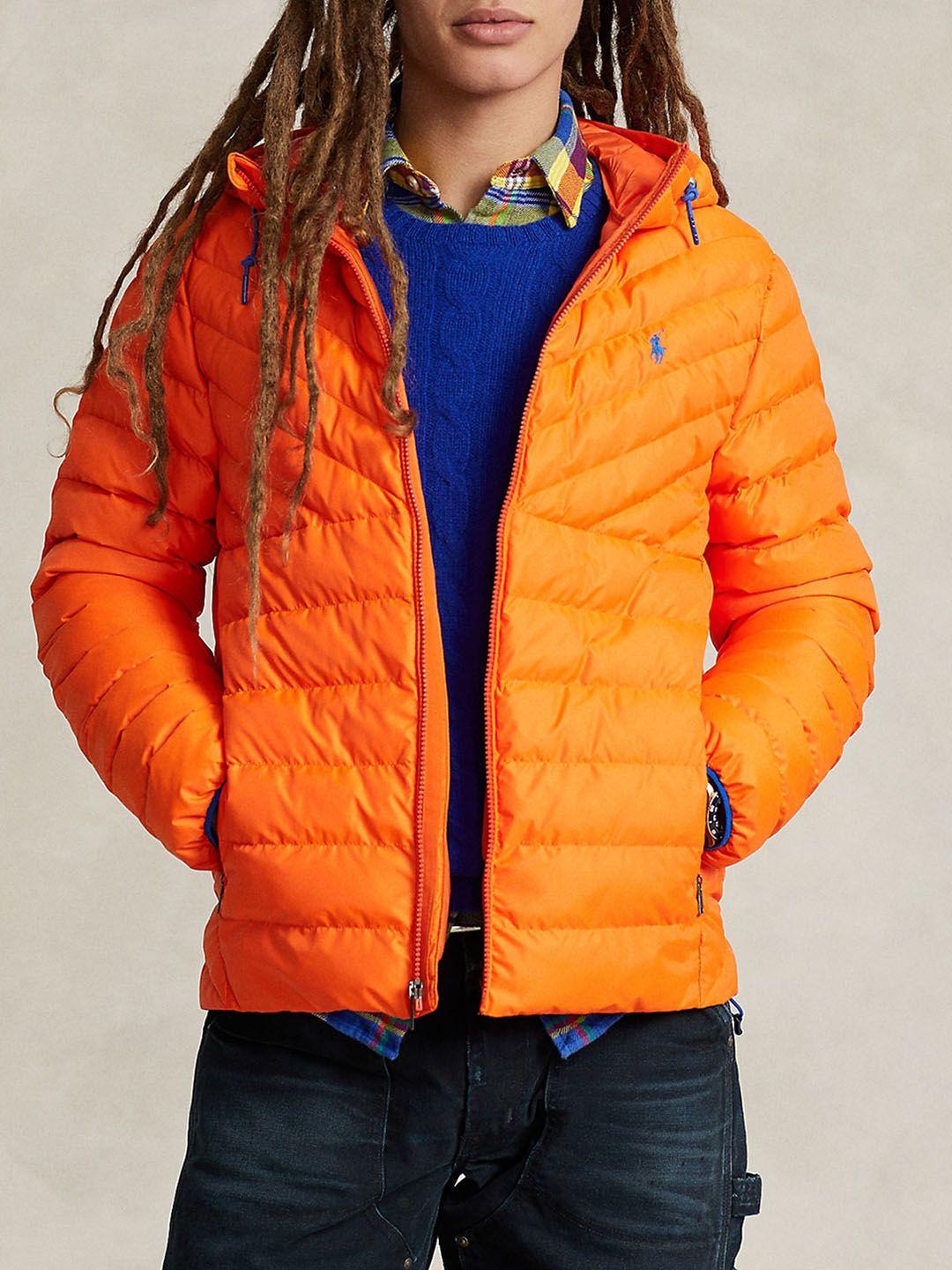 polo ralph lauren hooded water-repellent puffer jacket