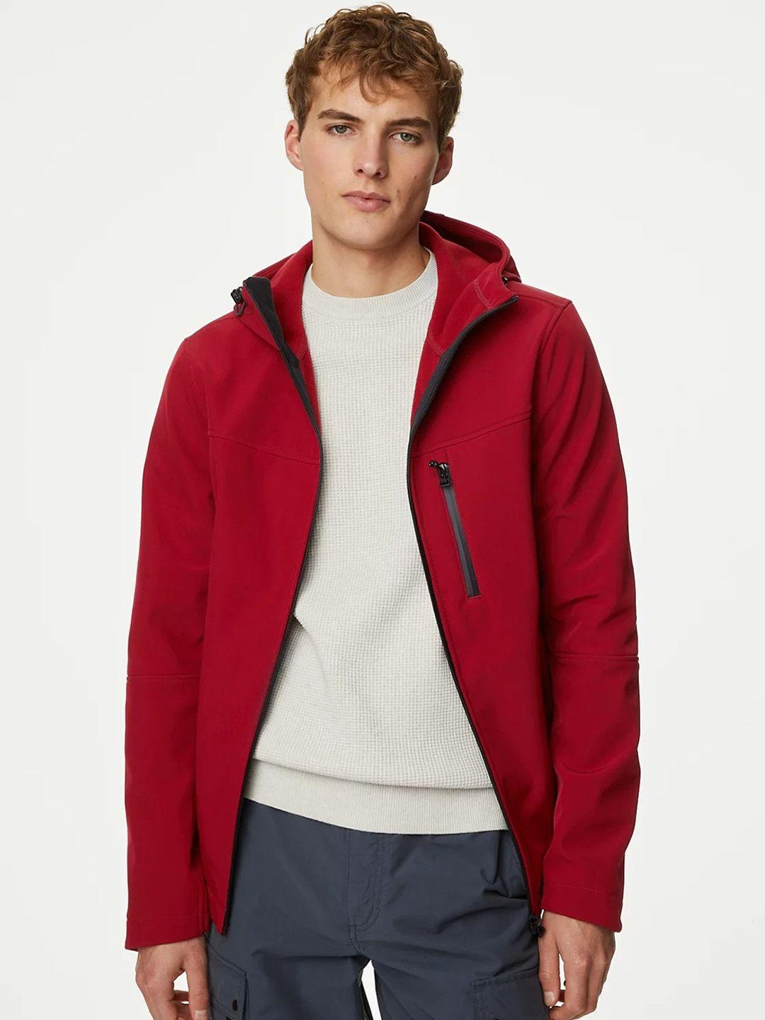 marks & spencer hooded bomber jacket