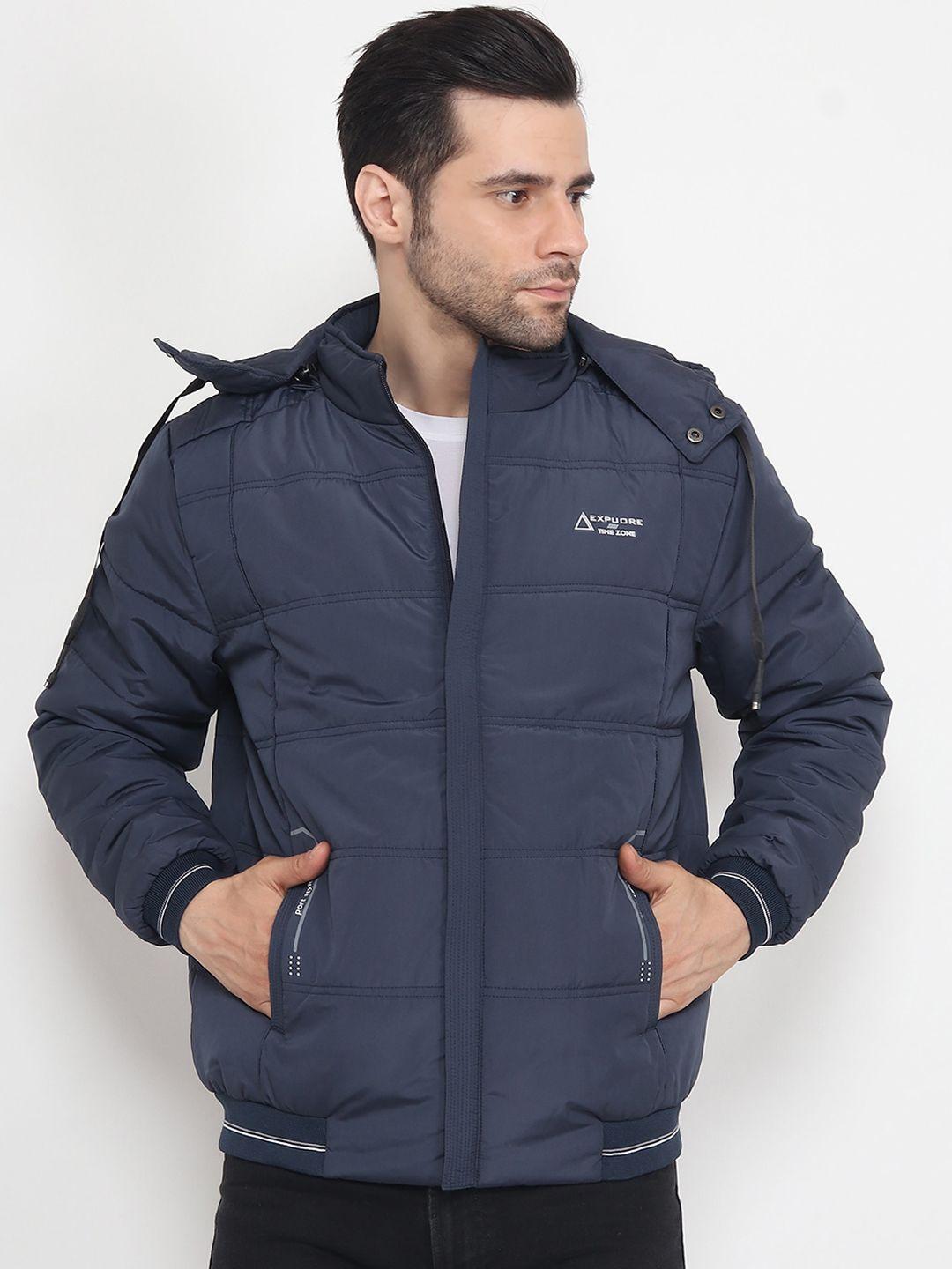 xohy lightweight hooded cotton puffer jacket