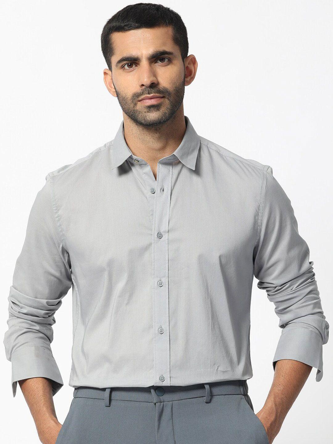 rare rabbit slim fit opaque cotton casual shirt