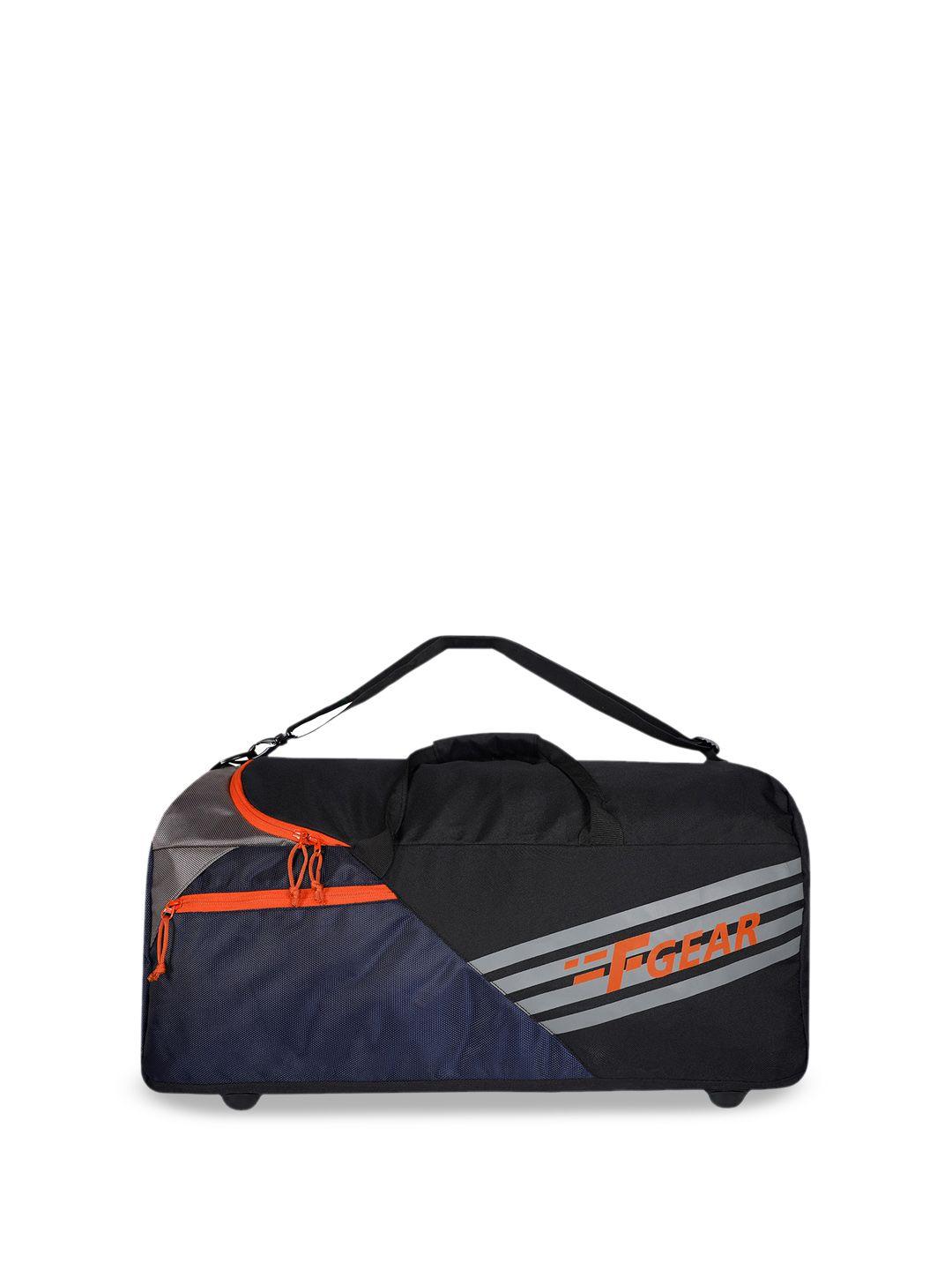 f gear typography printed duffel bag