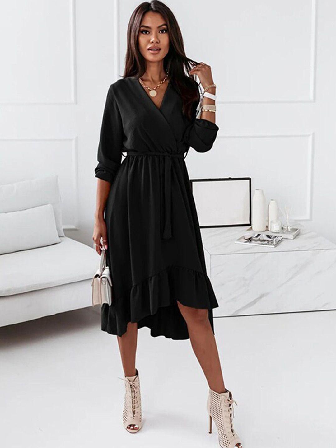 stylecast v-neck wrap layered dress