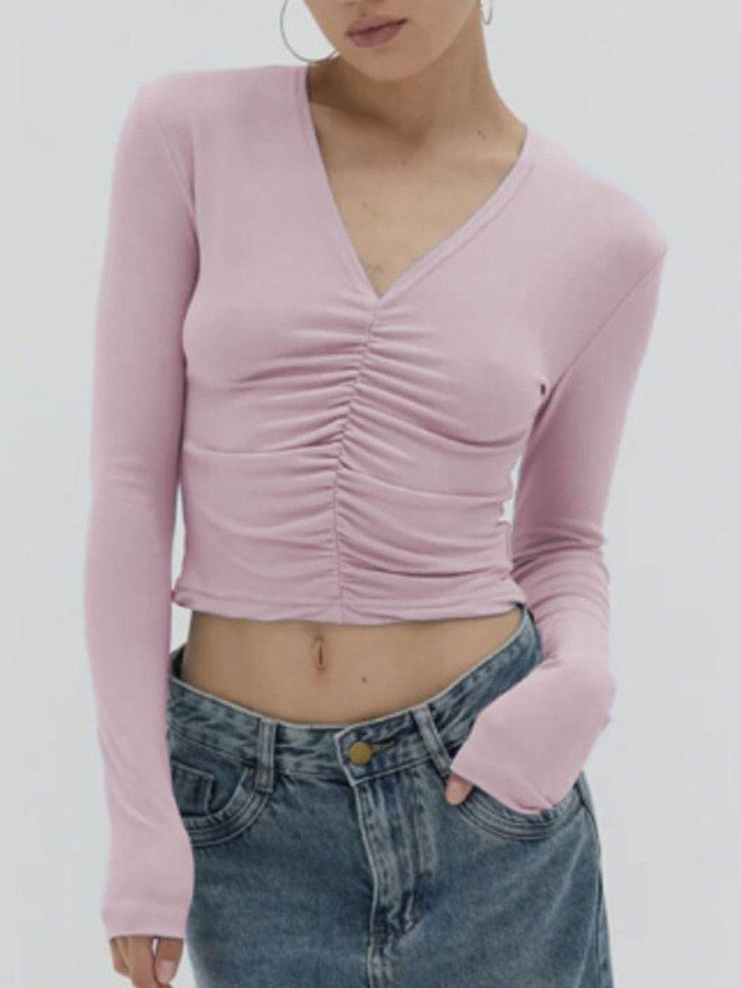 stylecast v-neck crop top