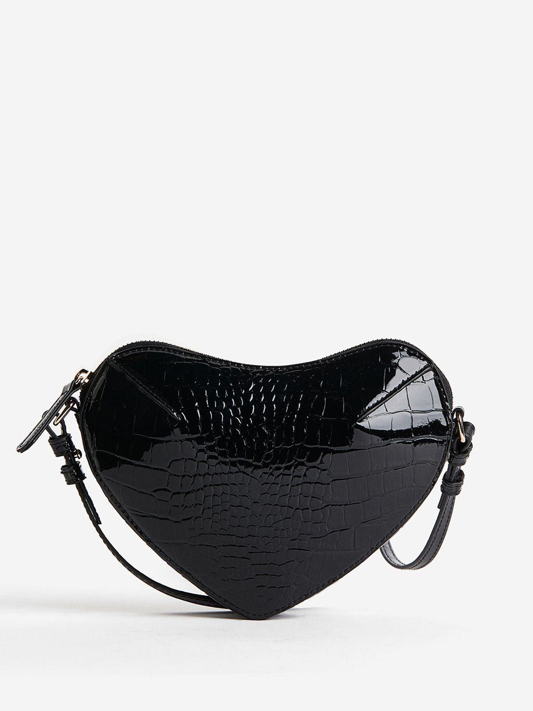 h&m heart-shaped shoulder bag