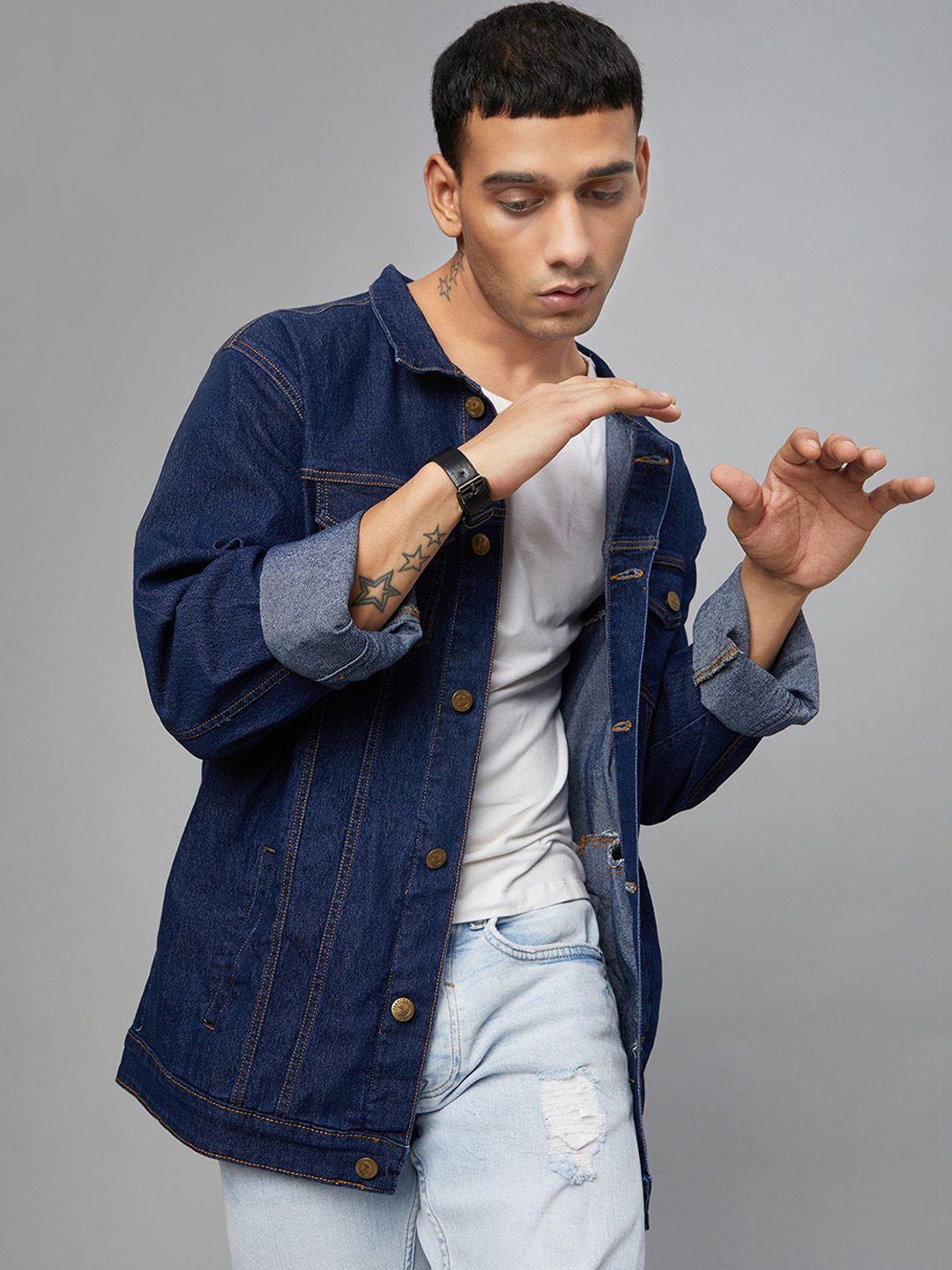 ftx washed pure cotton denim jacket