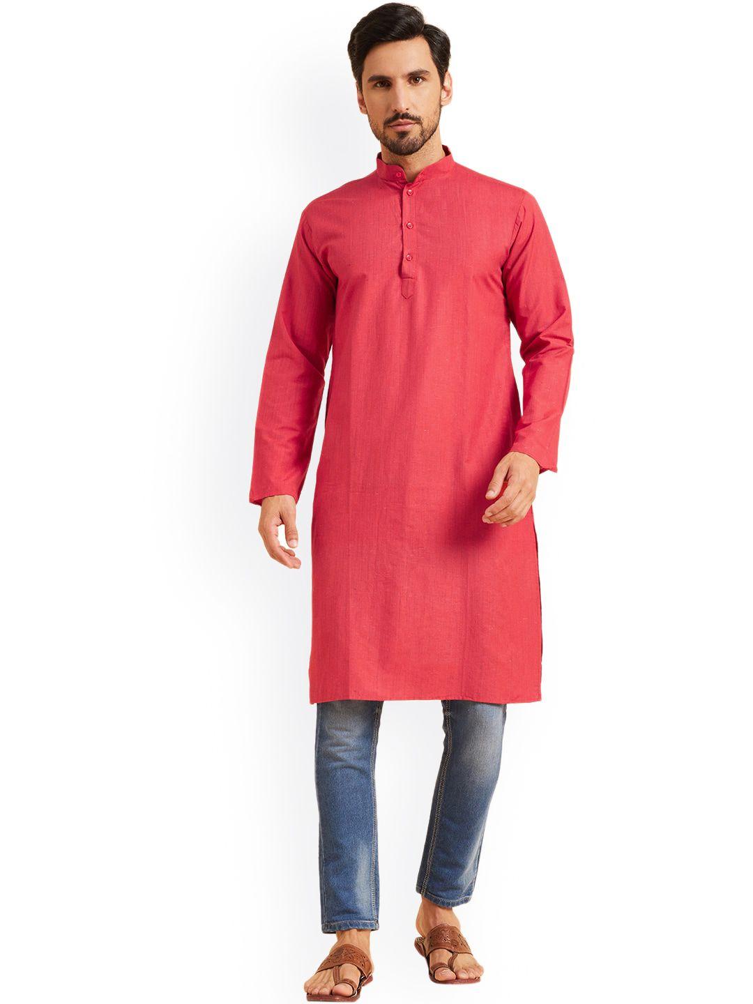 nimayaa mandarin collar cotton straight kurta