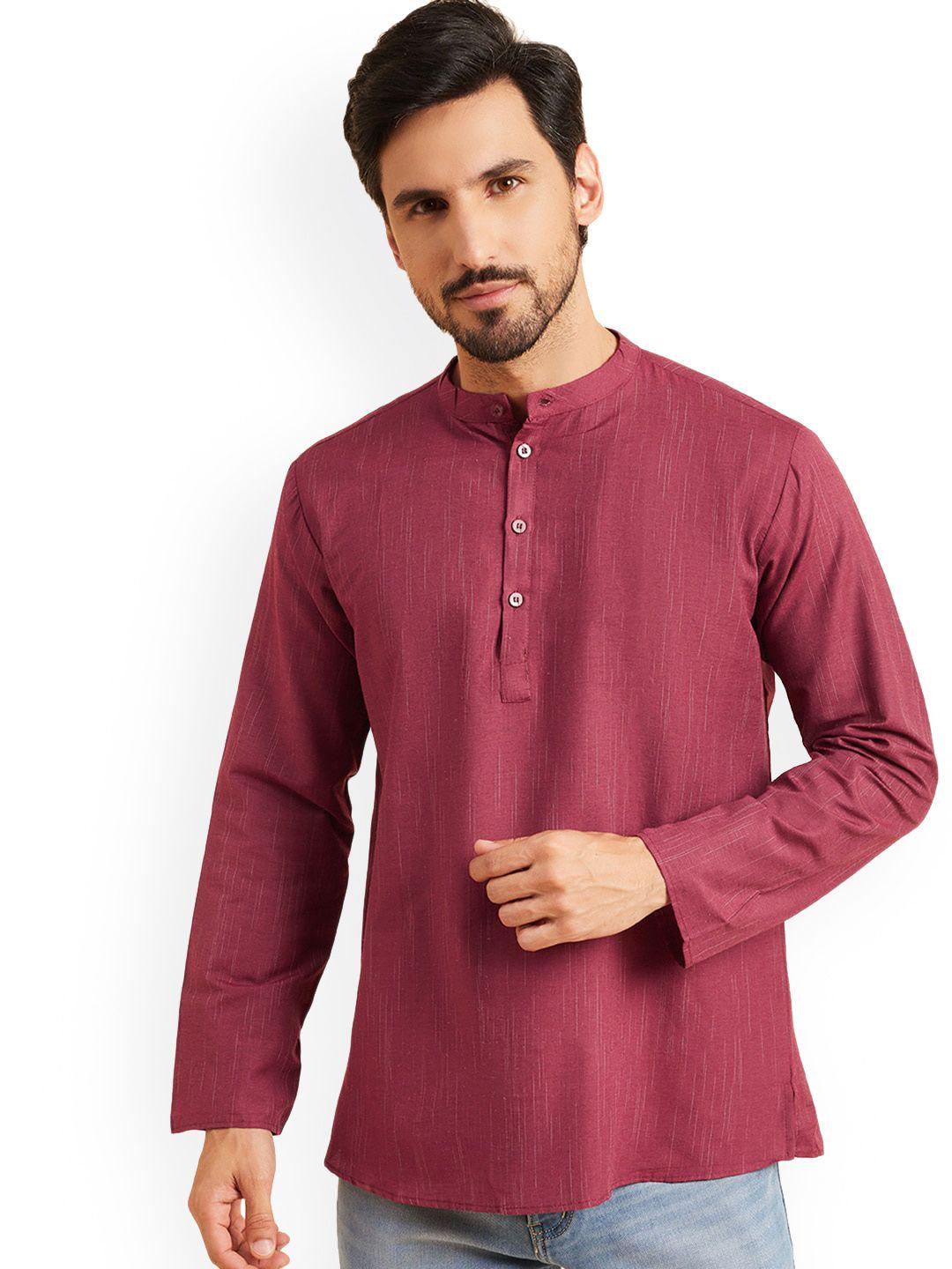 nimayaa mandarin collar straight pure cotton kurta