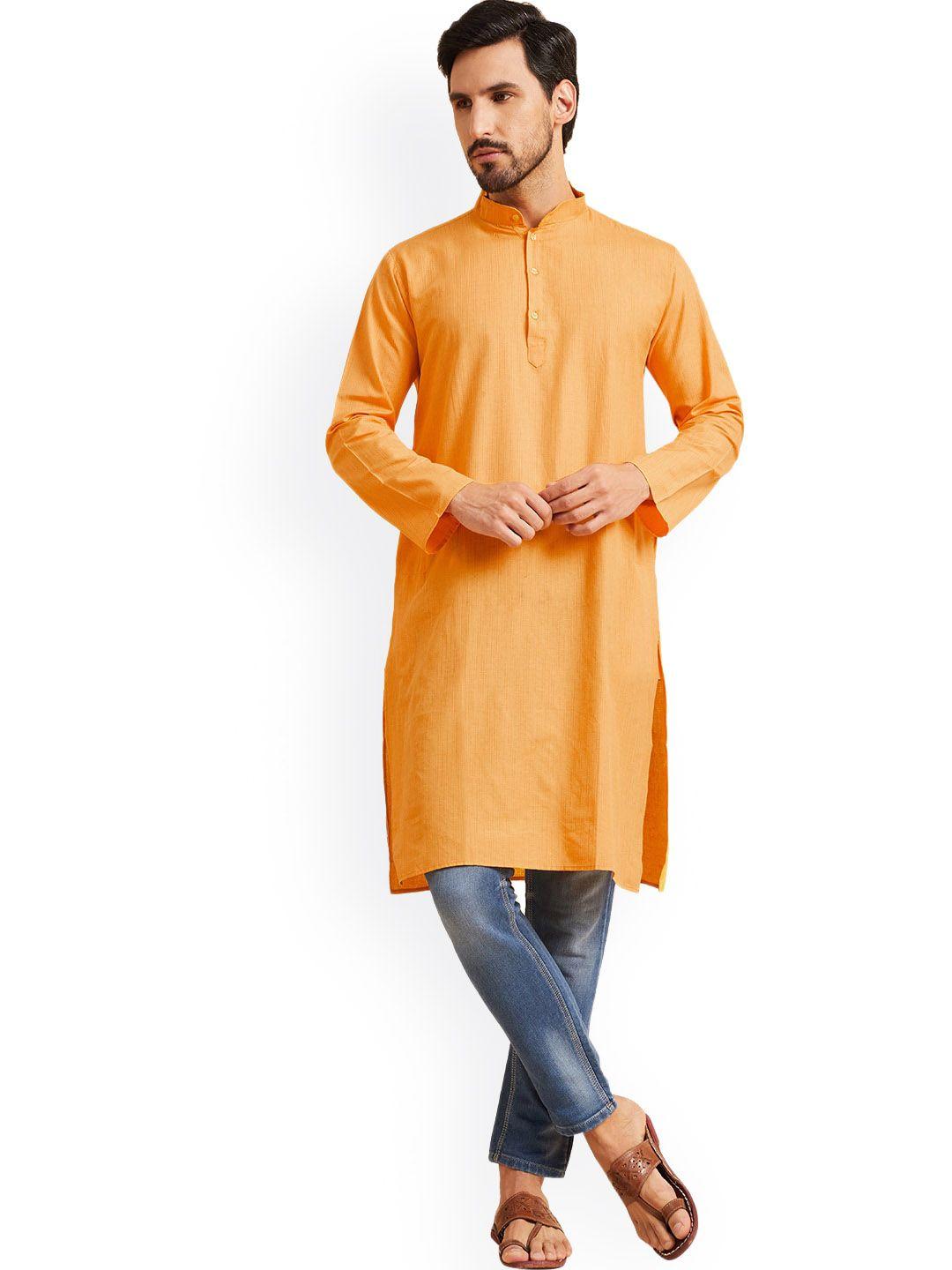 nimayaa mandarin collar straight pure cotton kurta