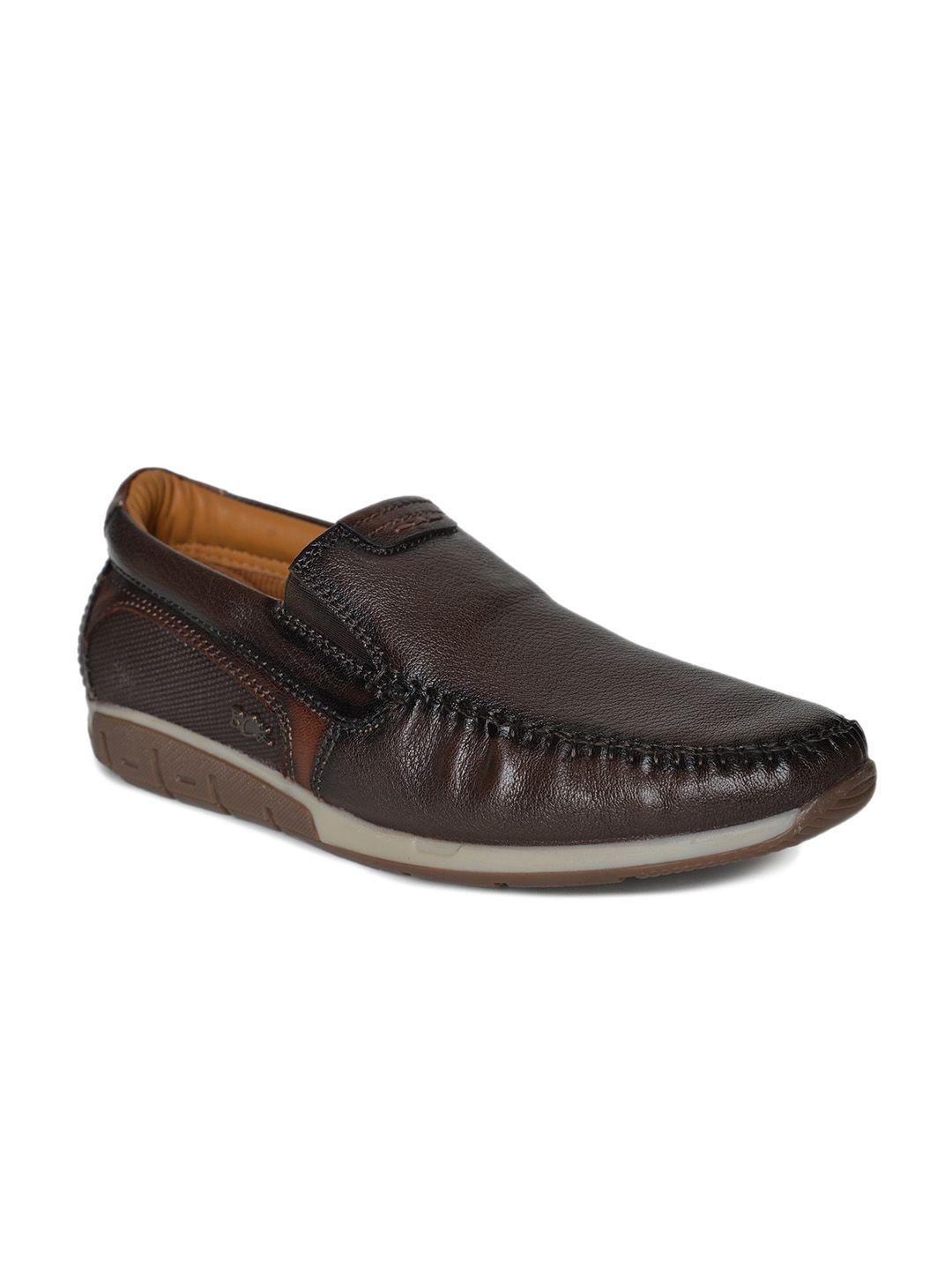 buckaroo men leather loafers