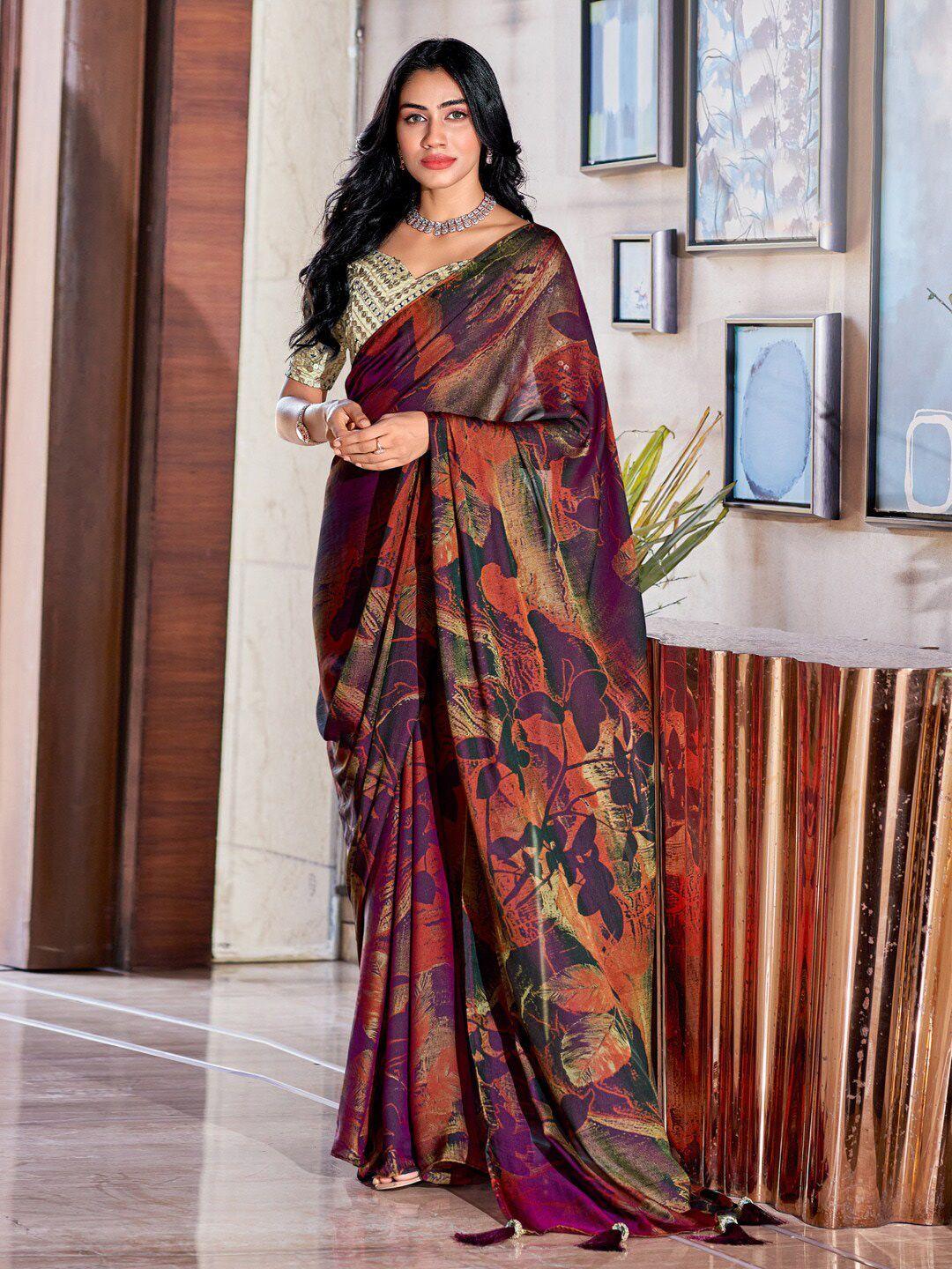 anouk abstract printed saree