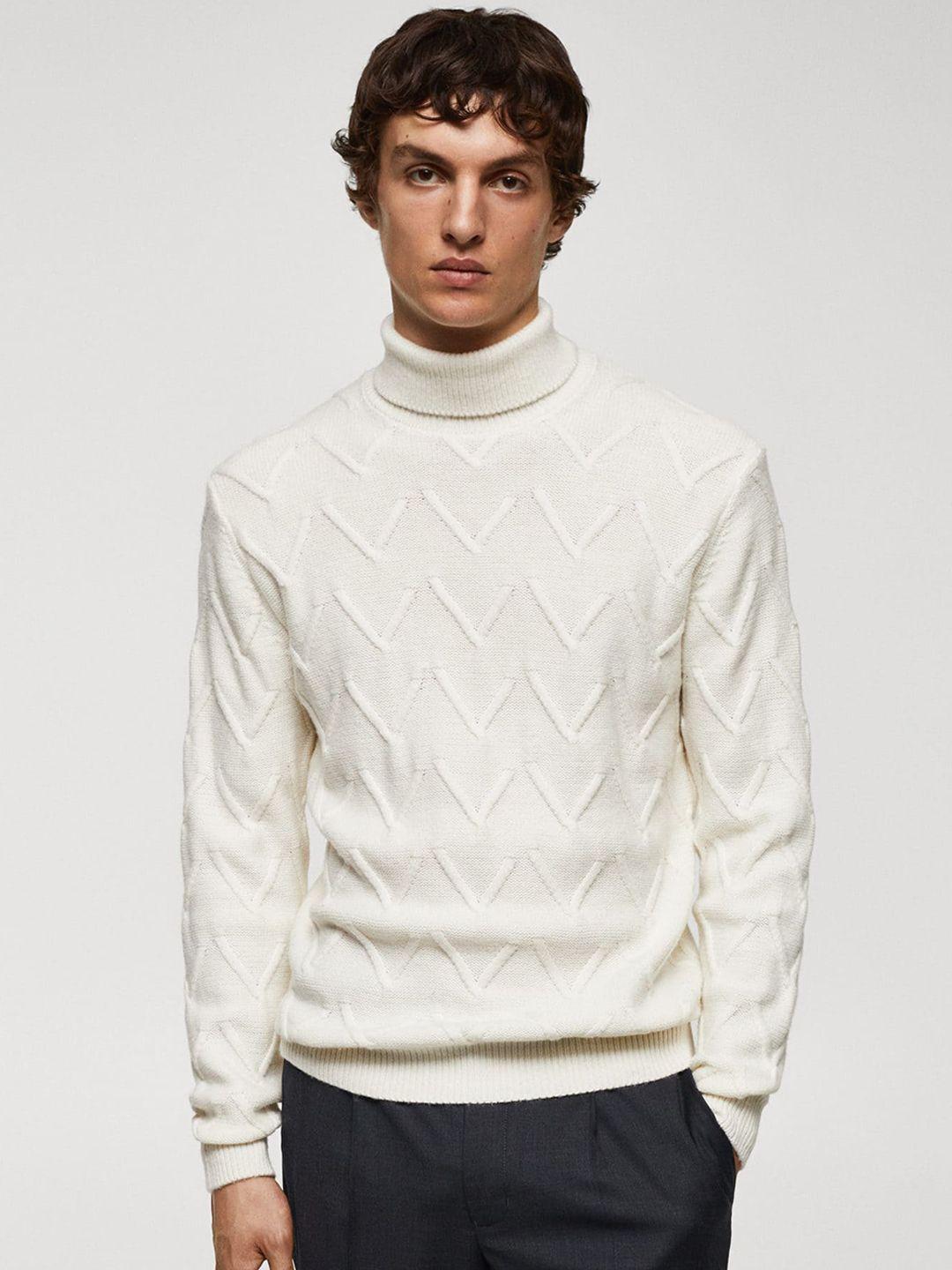 mango man self-design pullover