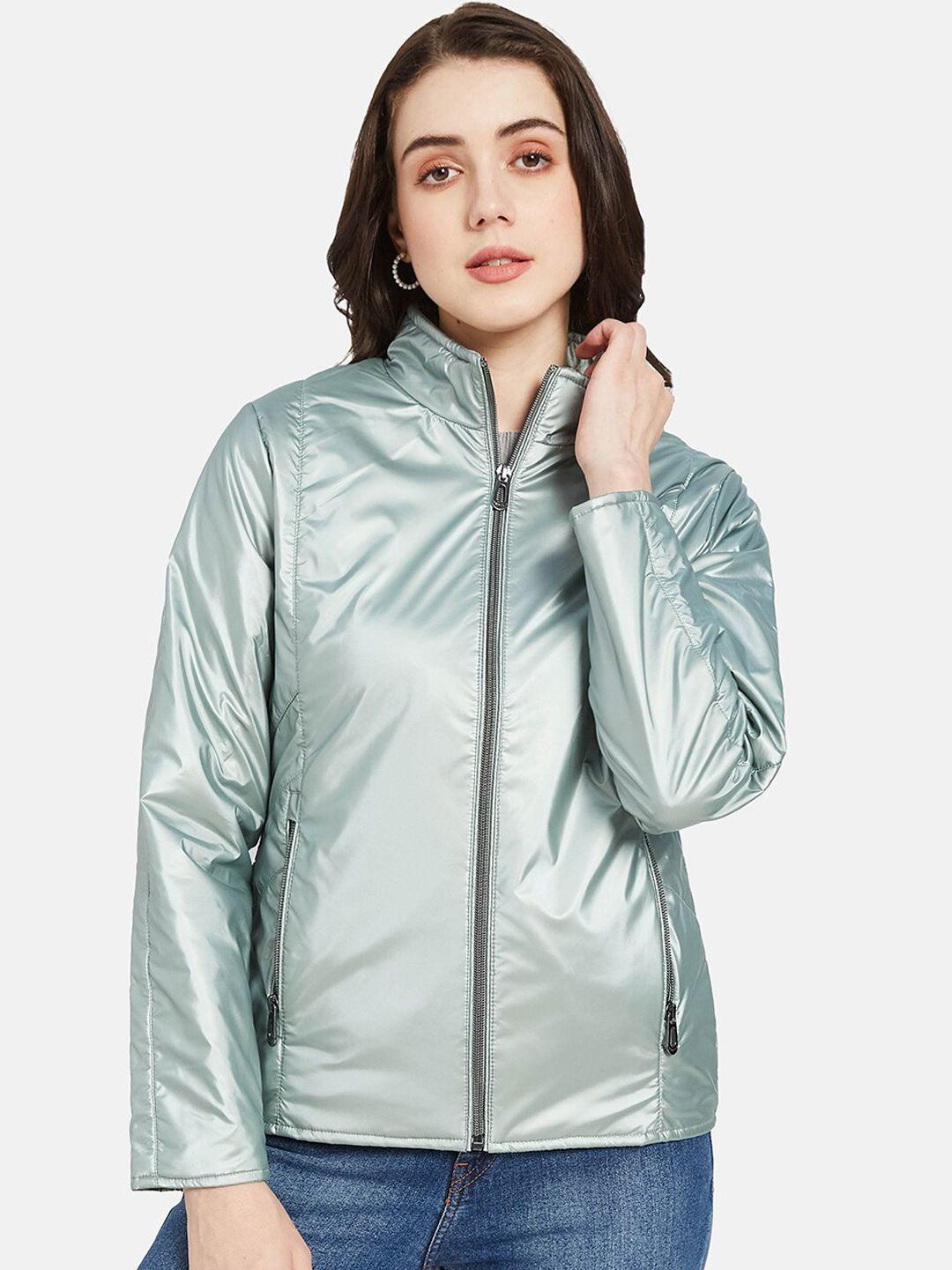 mettle mock collar sporty jacket