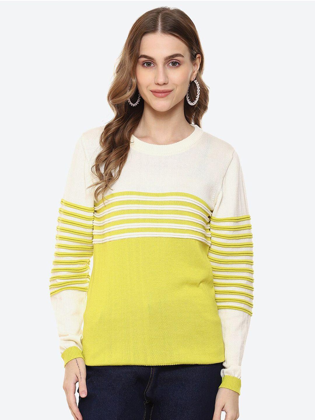 2bme striped cotton pullover