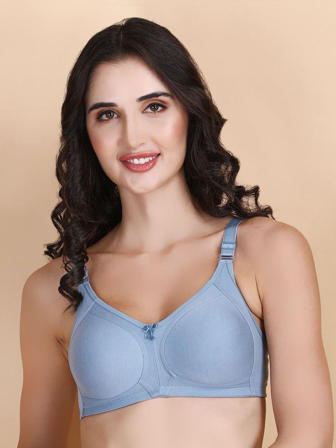 hill islands blue bra full coverage