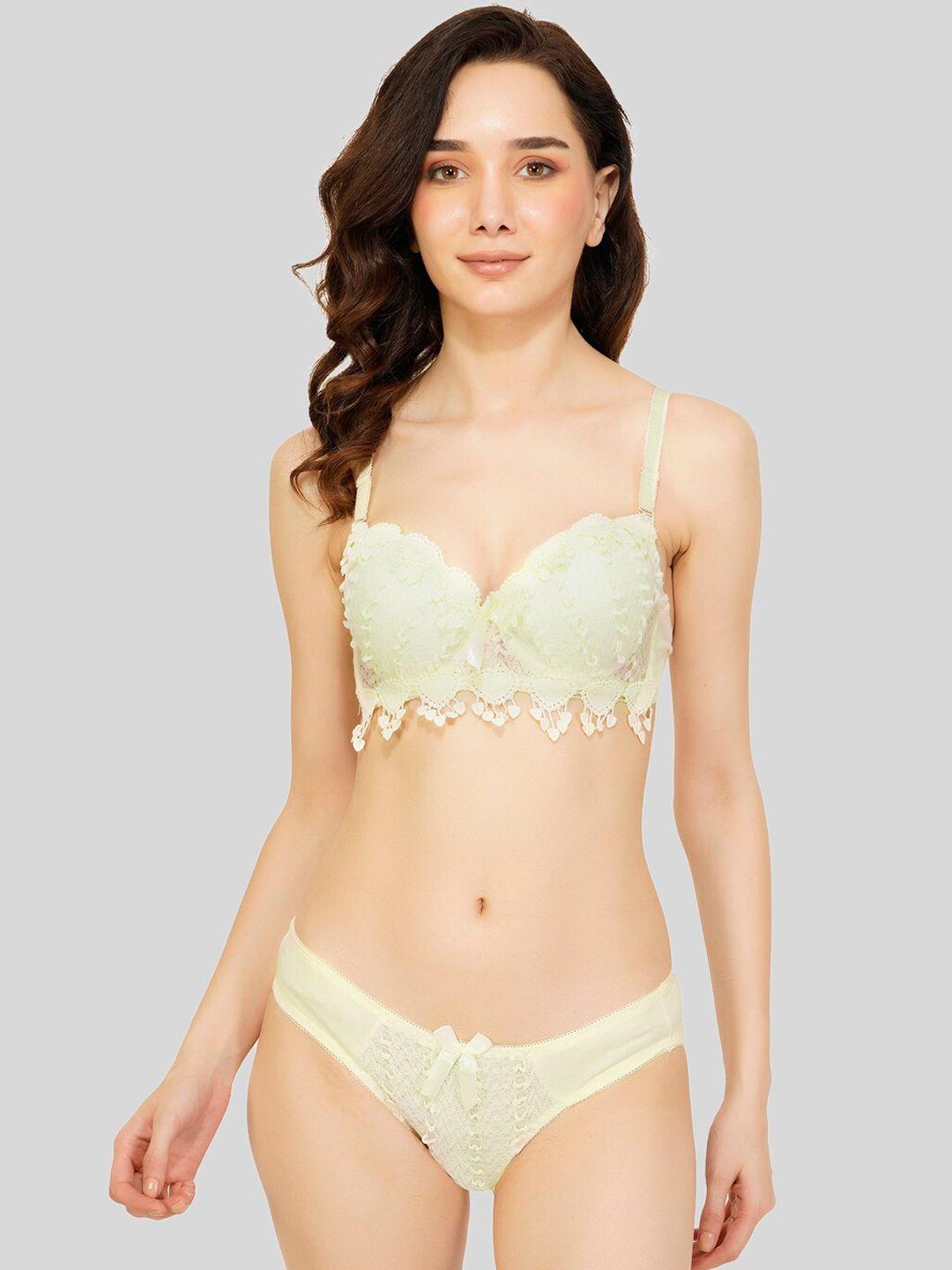 fiveflag self-designed lightly-padded & under-wired lingerie set