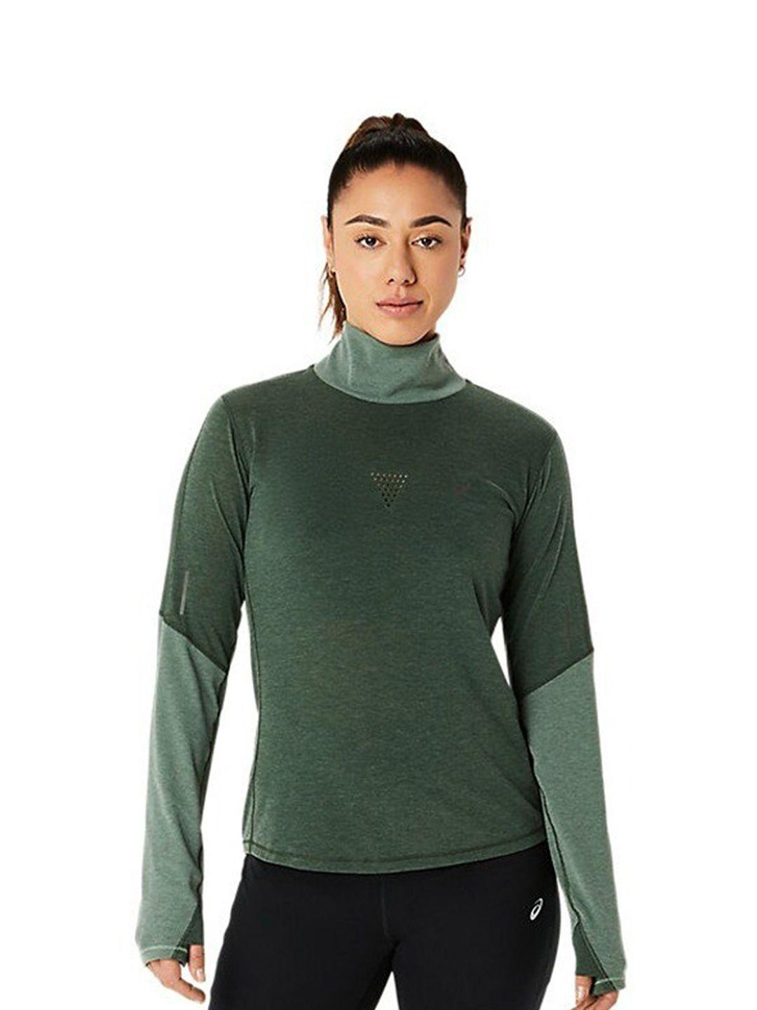 asics metarun mock neck long sleeves t-shirt