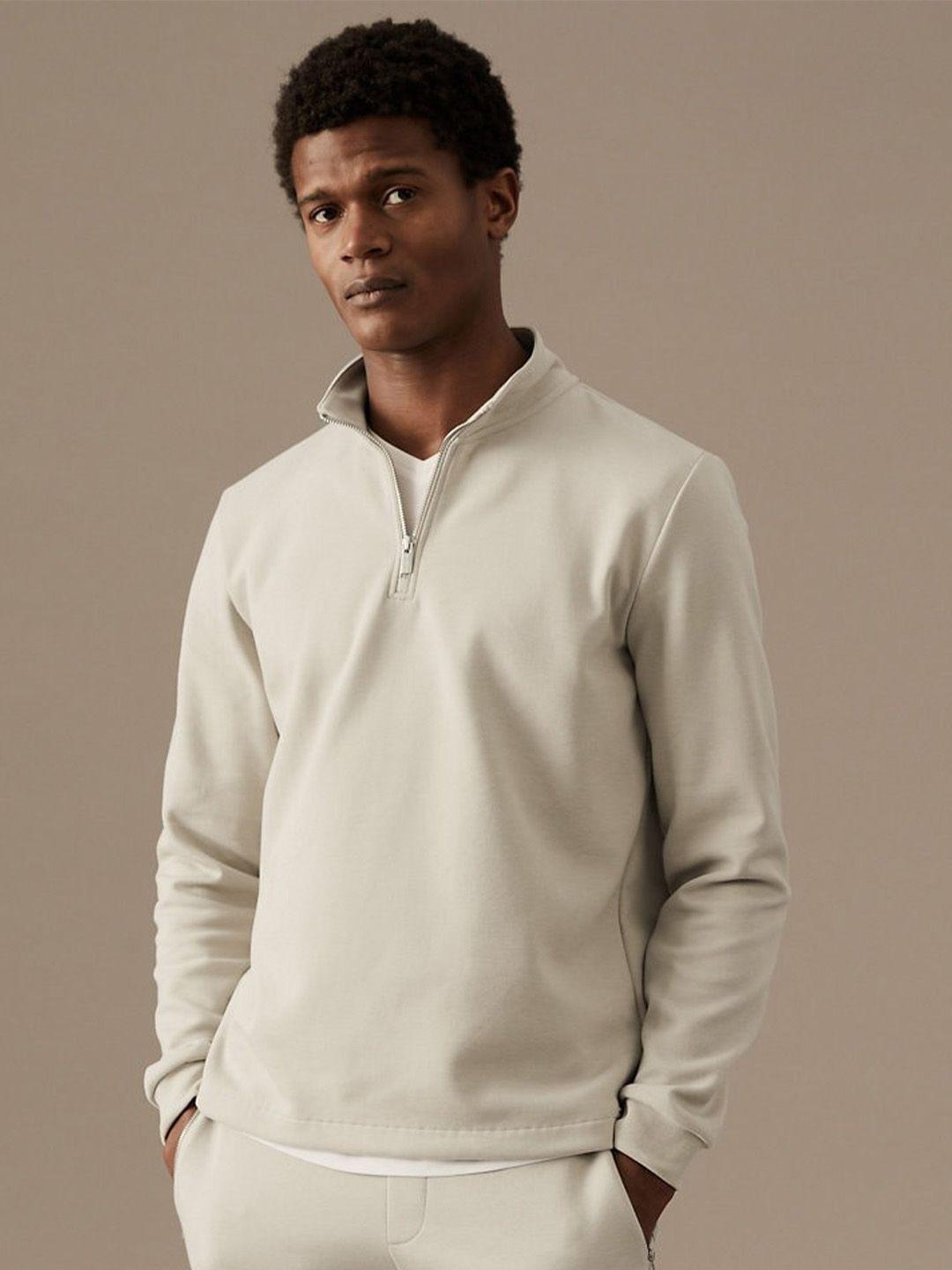 marks & spencer men beige sweatshirt