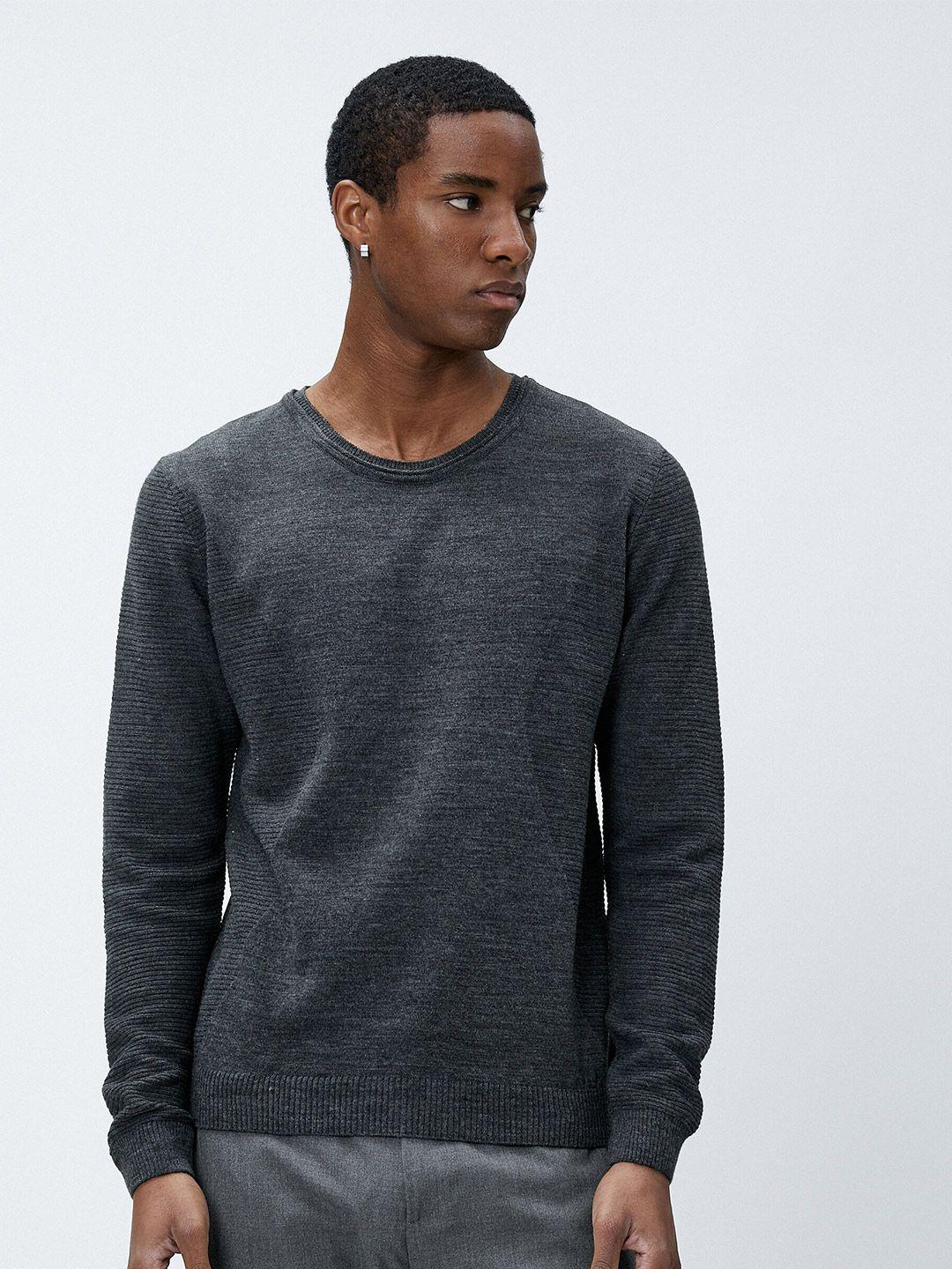 koton round neck pure acrylic pullover