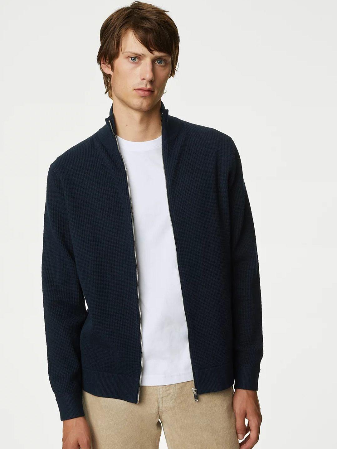 marks & spencer mock collar tailored jacket