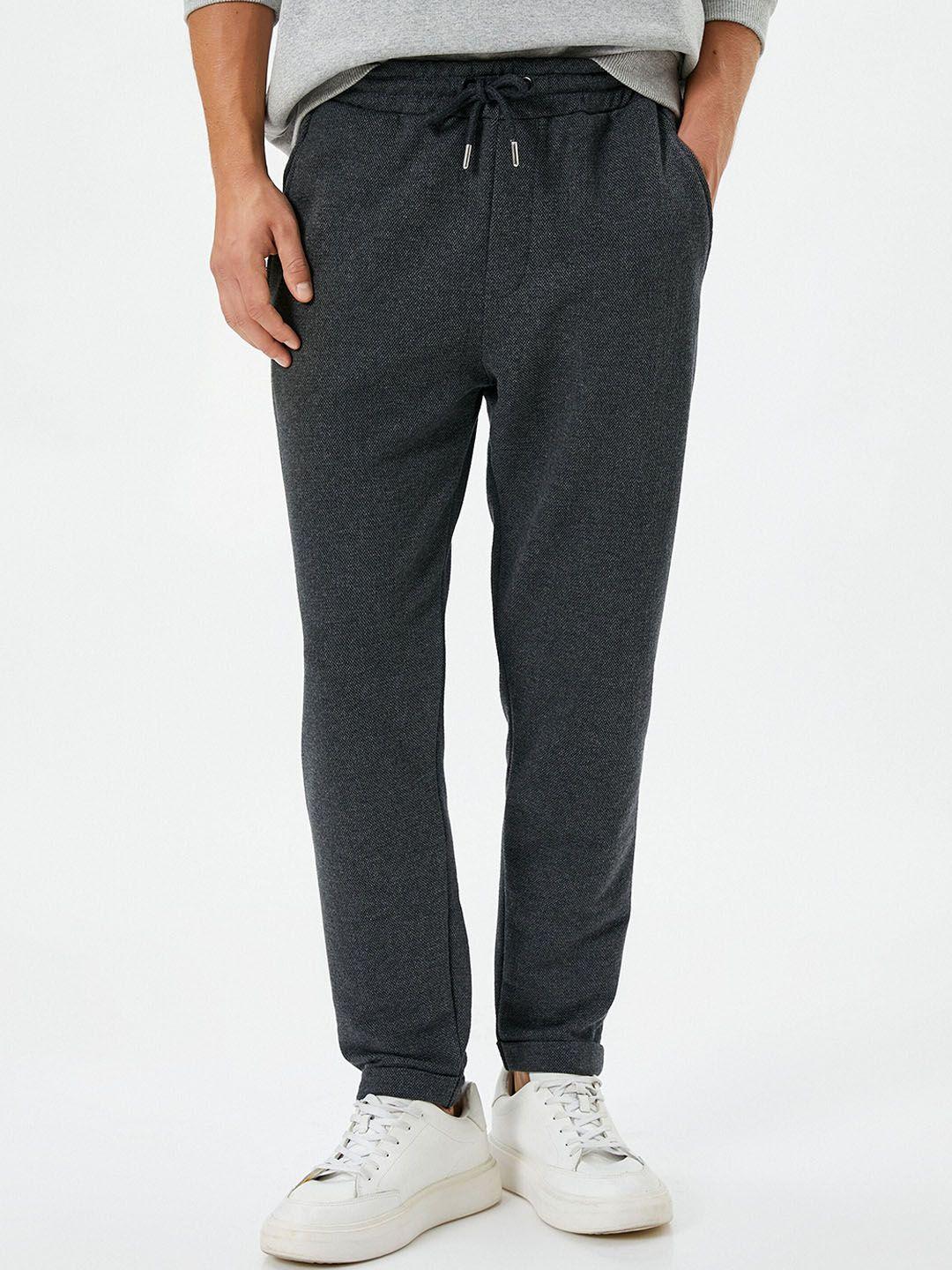 koton men mid-rise track pants