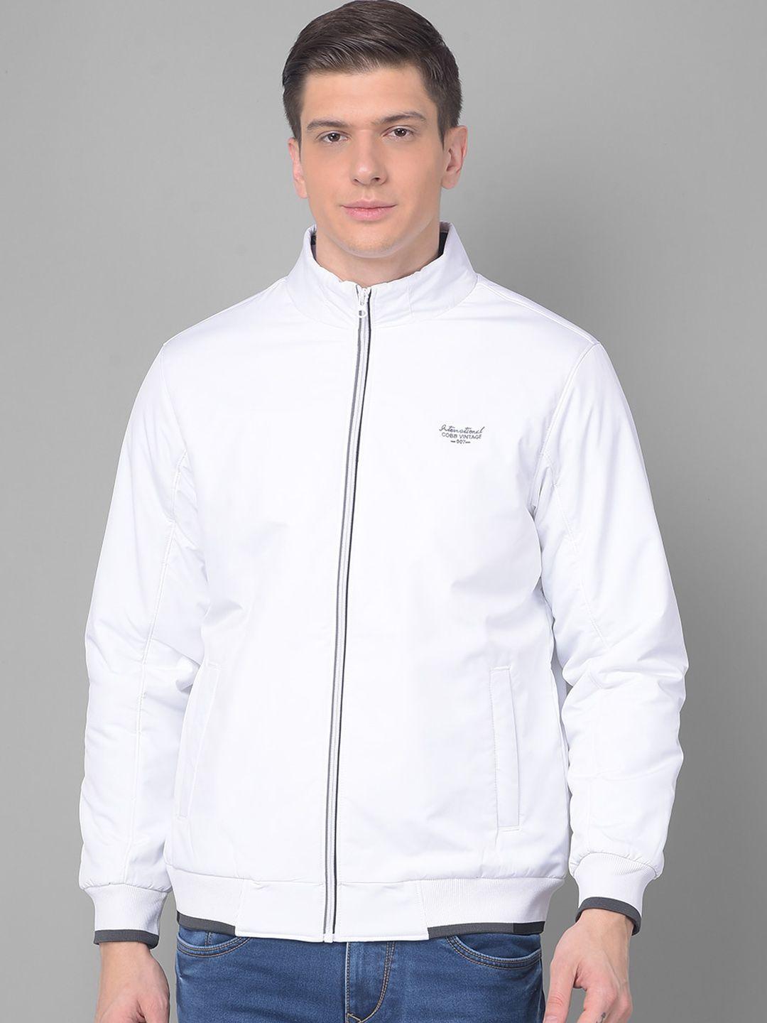 cobb mock collar lightweight bomber jacket