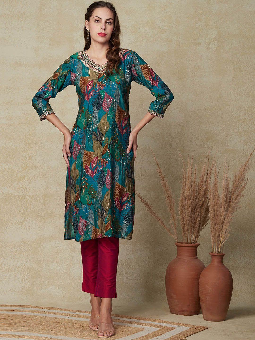 fashor floral printed kurta