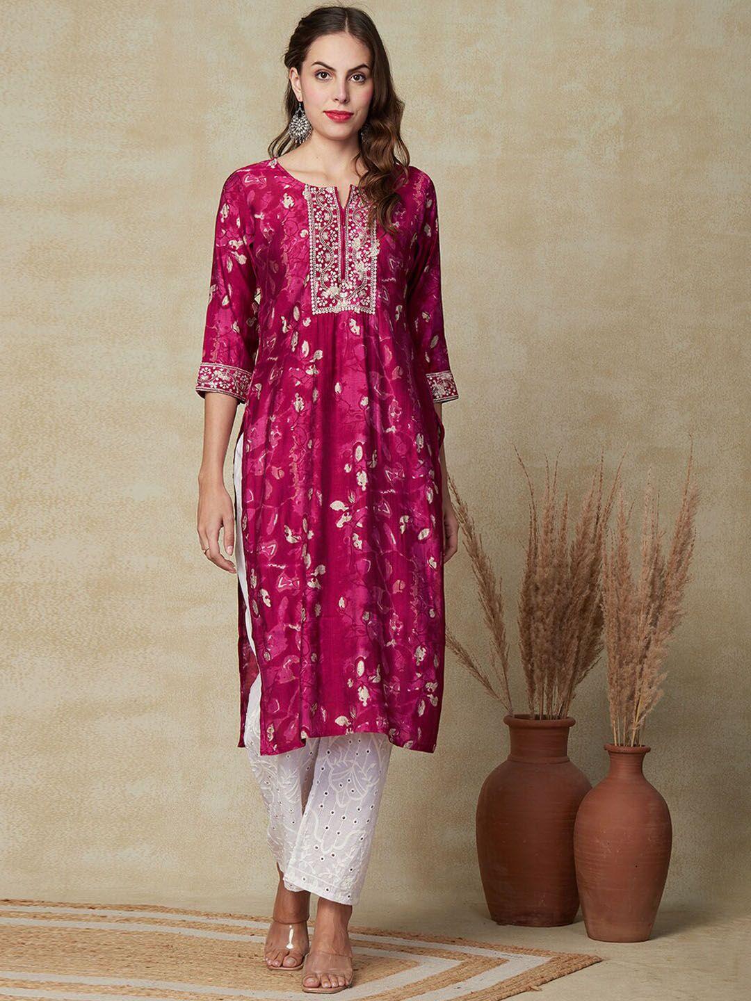 fashor floral printed kurta