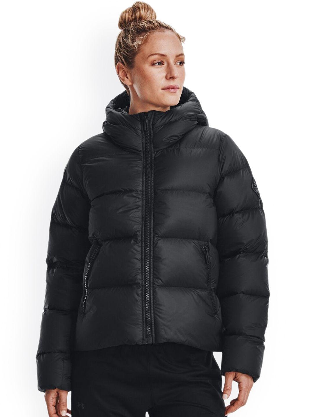 under armour cold gear infrared down hooded puffer jacket