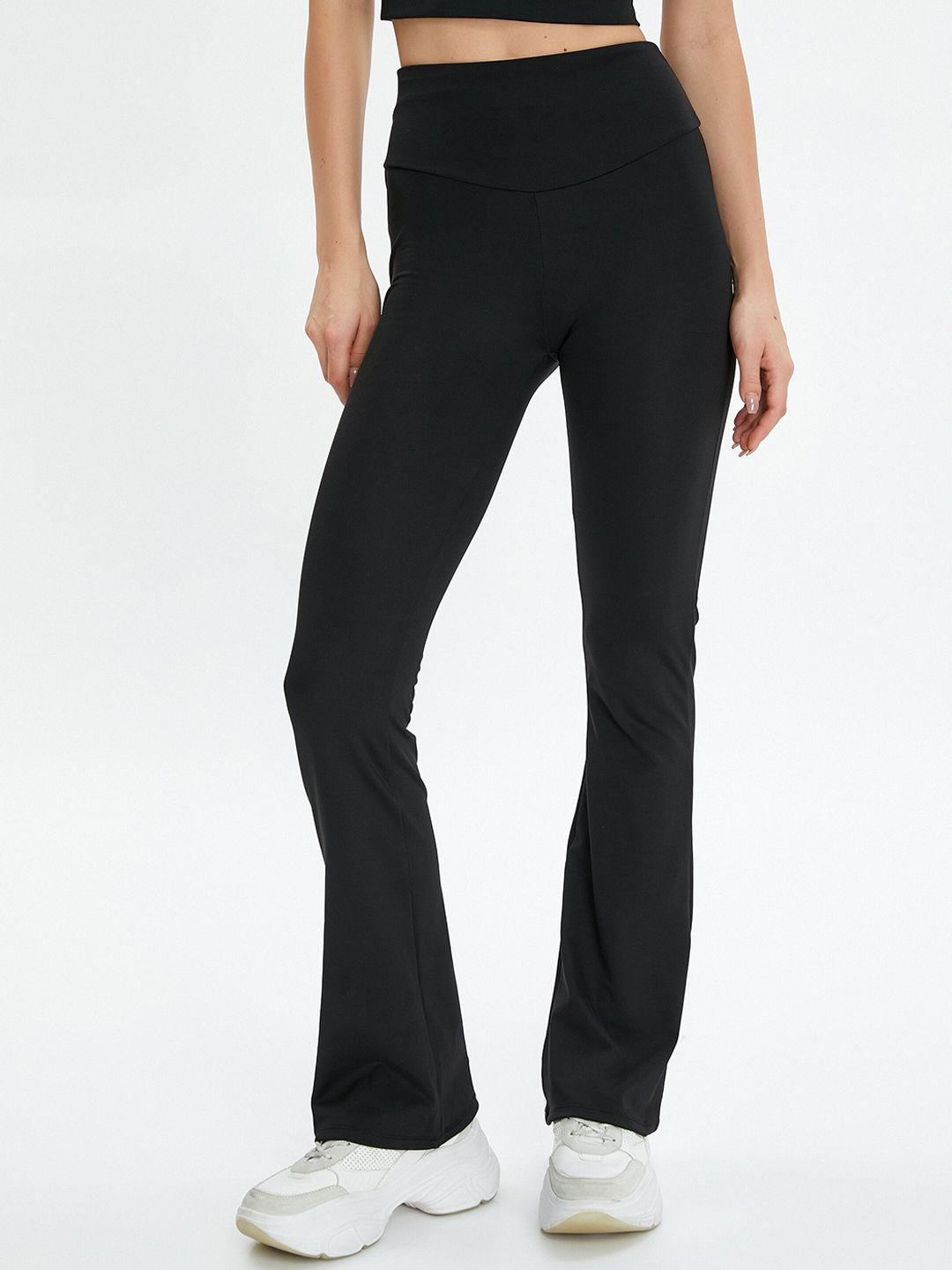 koton women regular fit mid-rise track pant