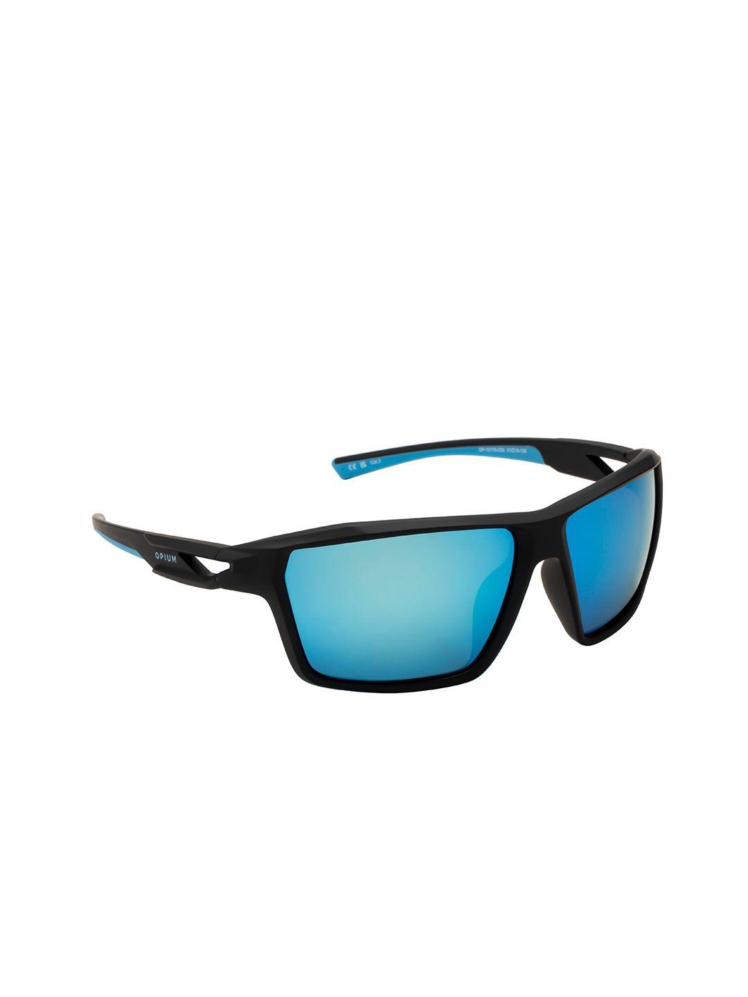 opium men sports sunglasses with polarised and uv protected lens op-10175-c03-61