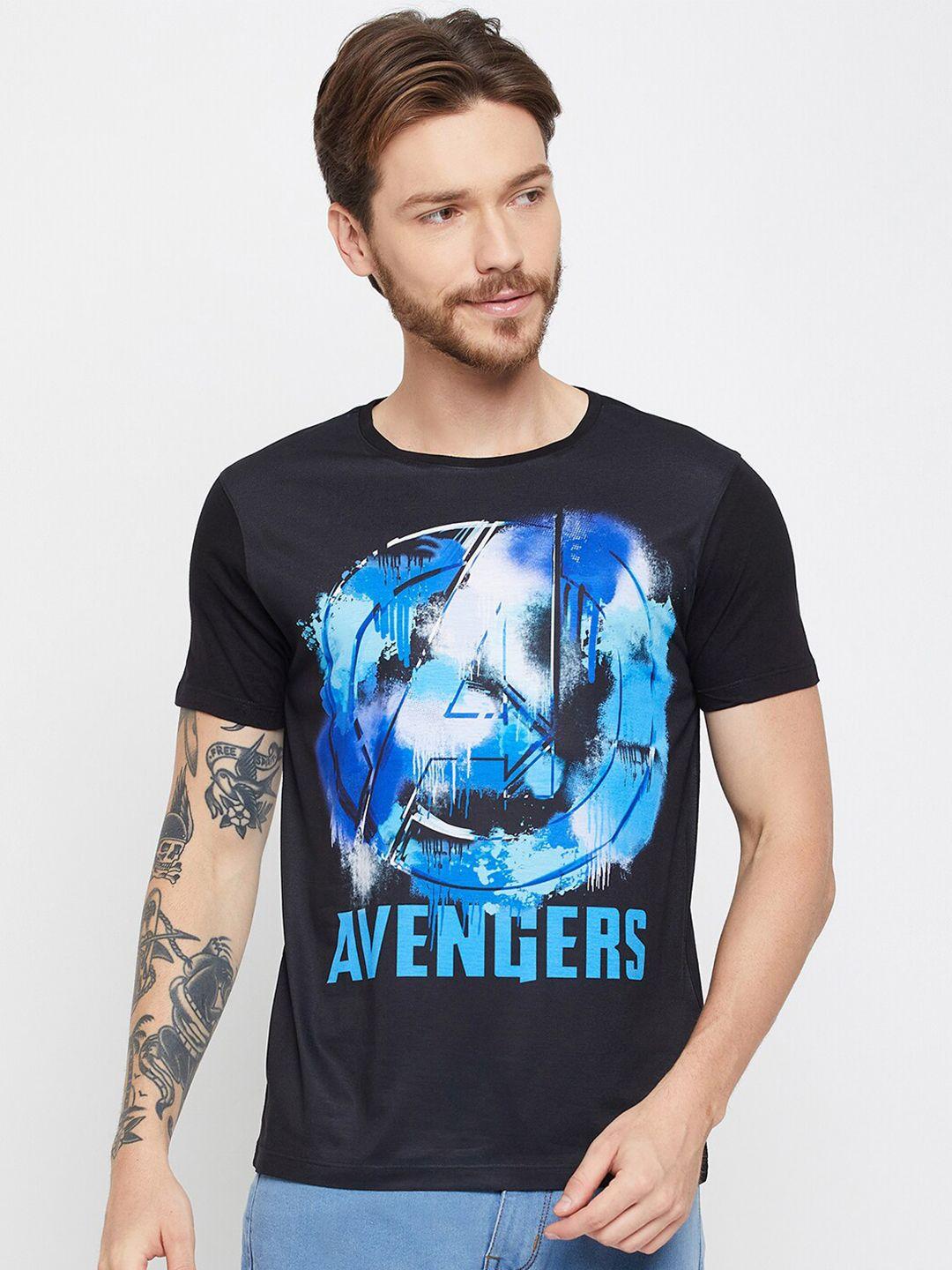 wear your mind marvel avengers printed round neck t-shirt