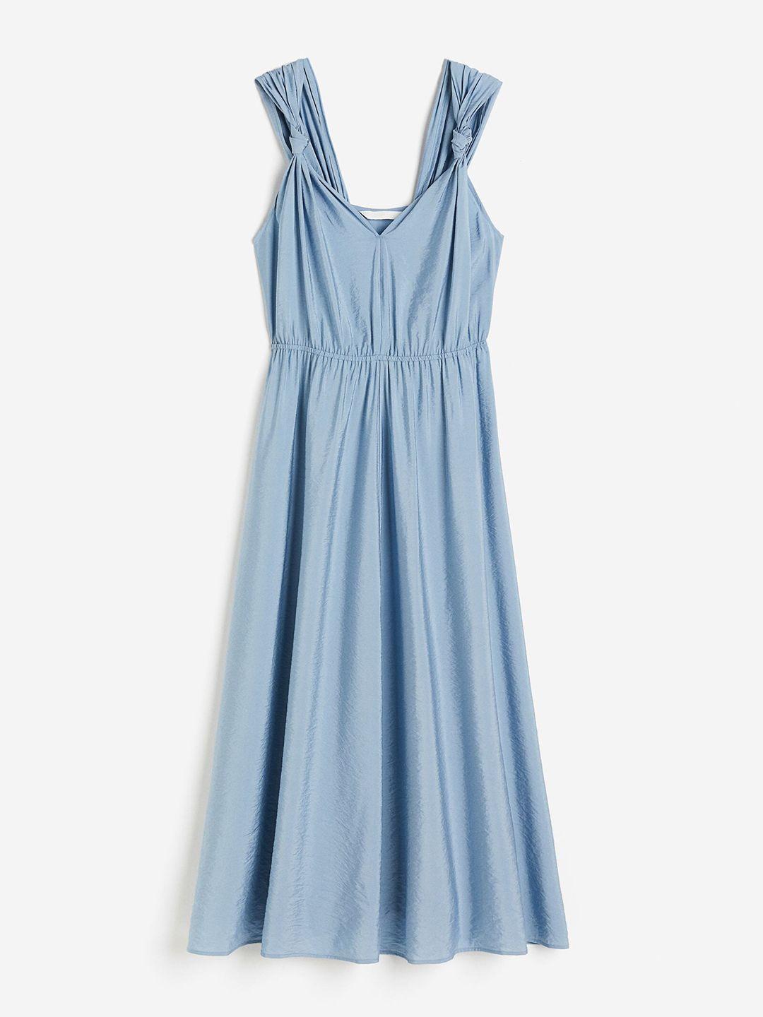 h&m women knot-detail dress