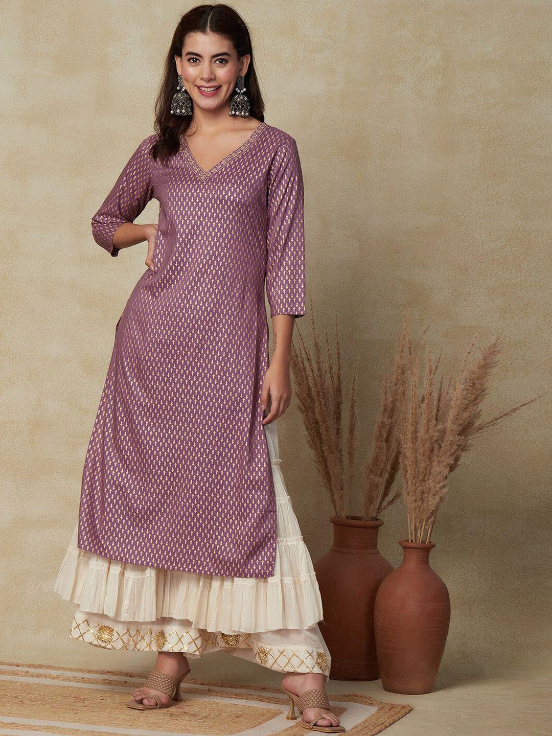 fashor ethnic motifs printed kurta