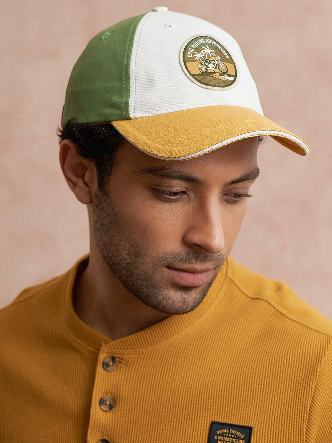 royal enfield unisex colourblocked baseball cap