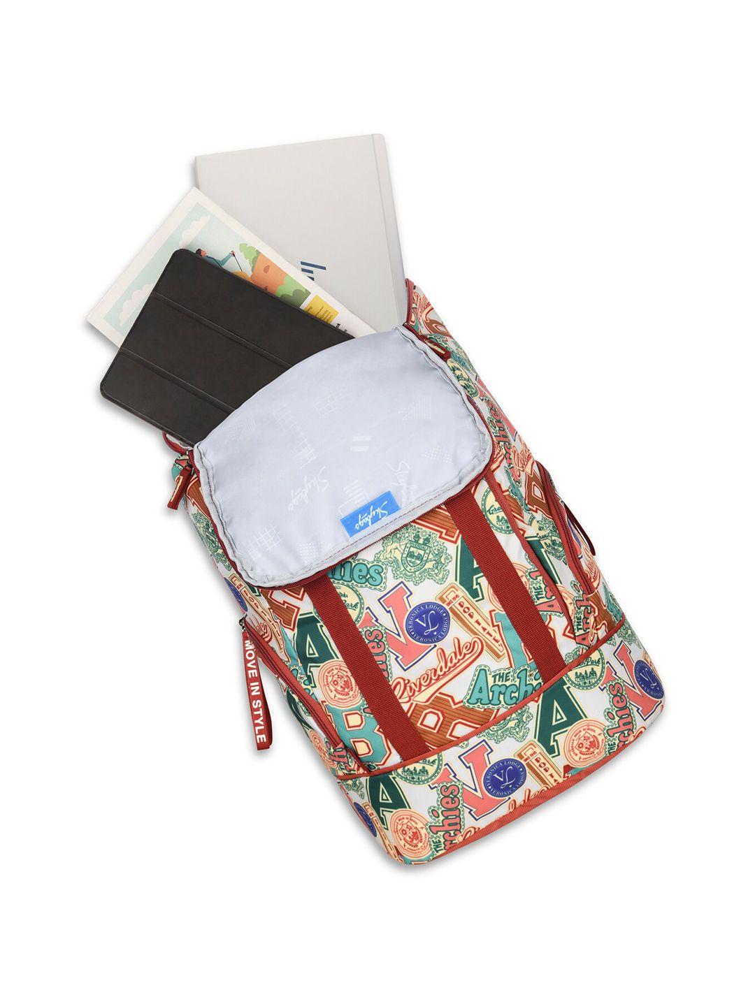 skybags unisex graphic printed backpack