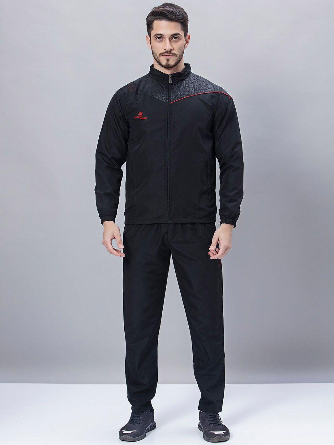 sport sun mock collar anti-microbial jacket & track pant