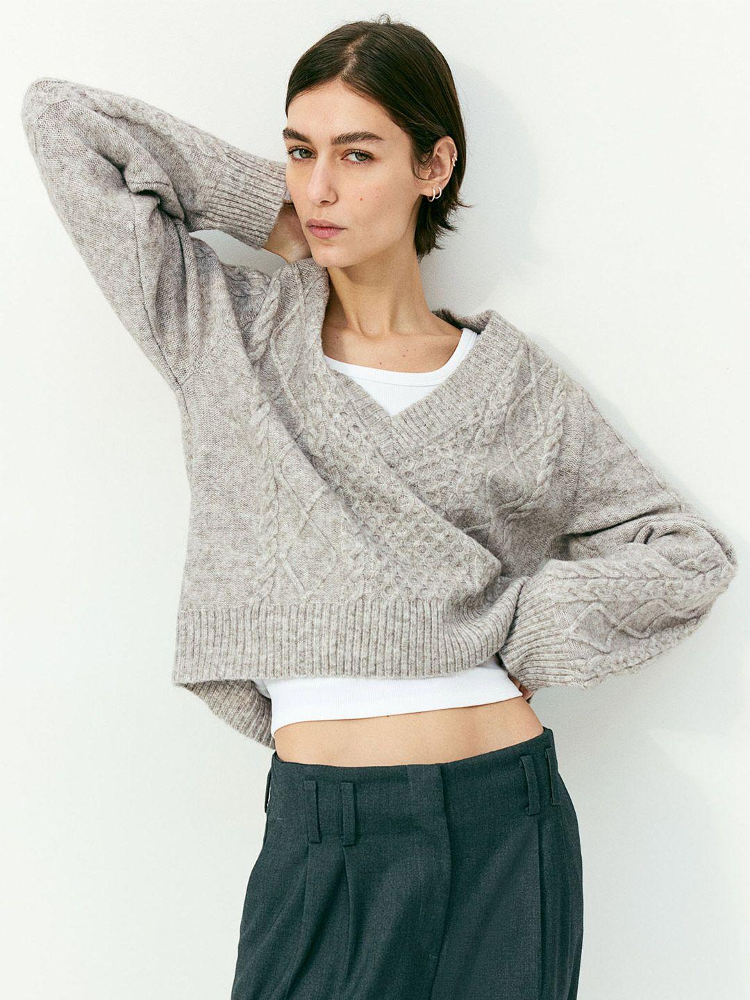 h&m cable-knit jumper