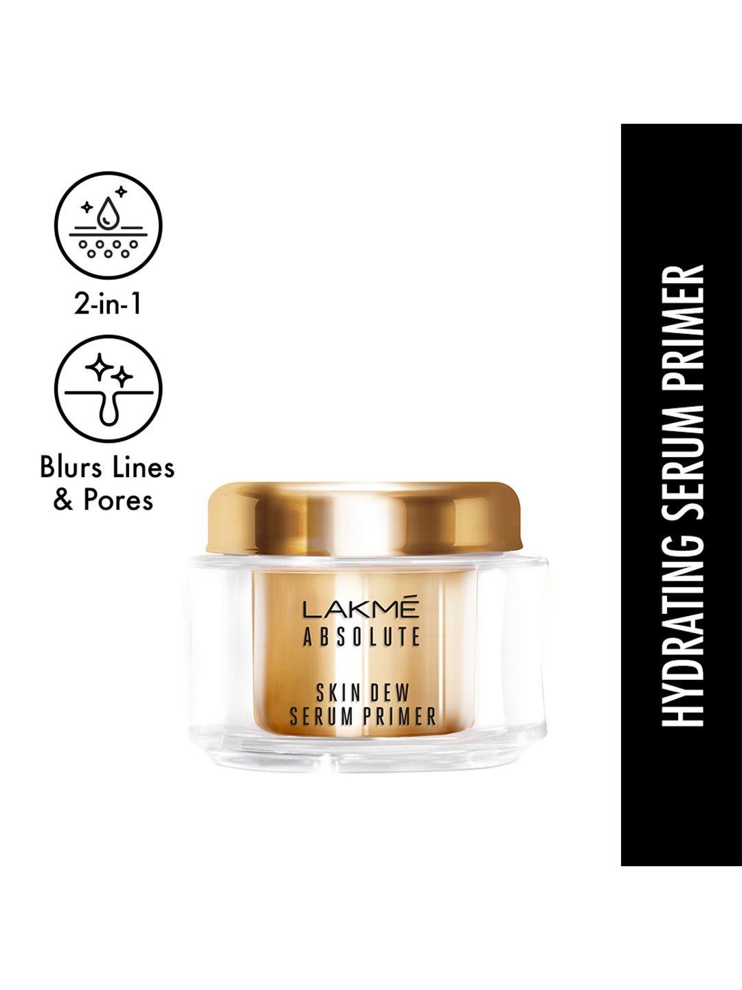 lakme absolute skin dew hydrating serum primer for face - 28 g