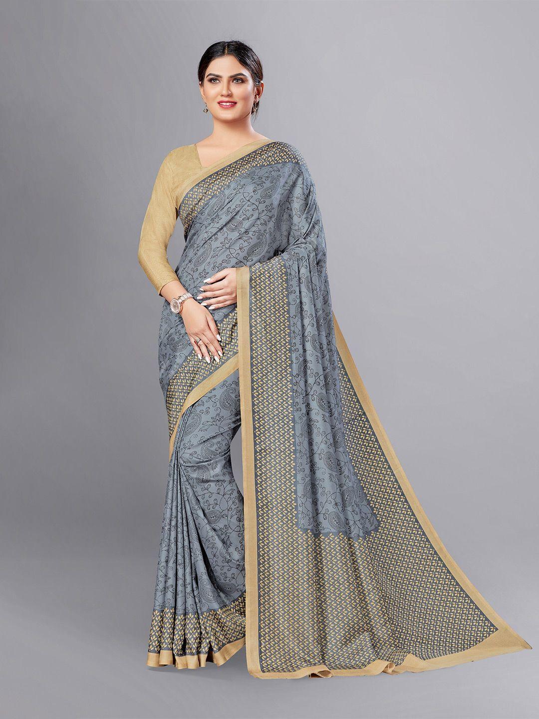 vimla ethnic motifs printed mysore silk saree