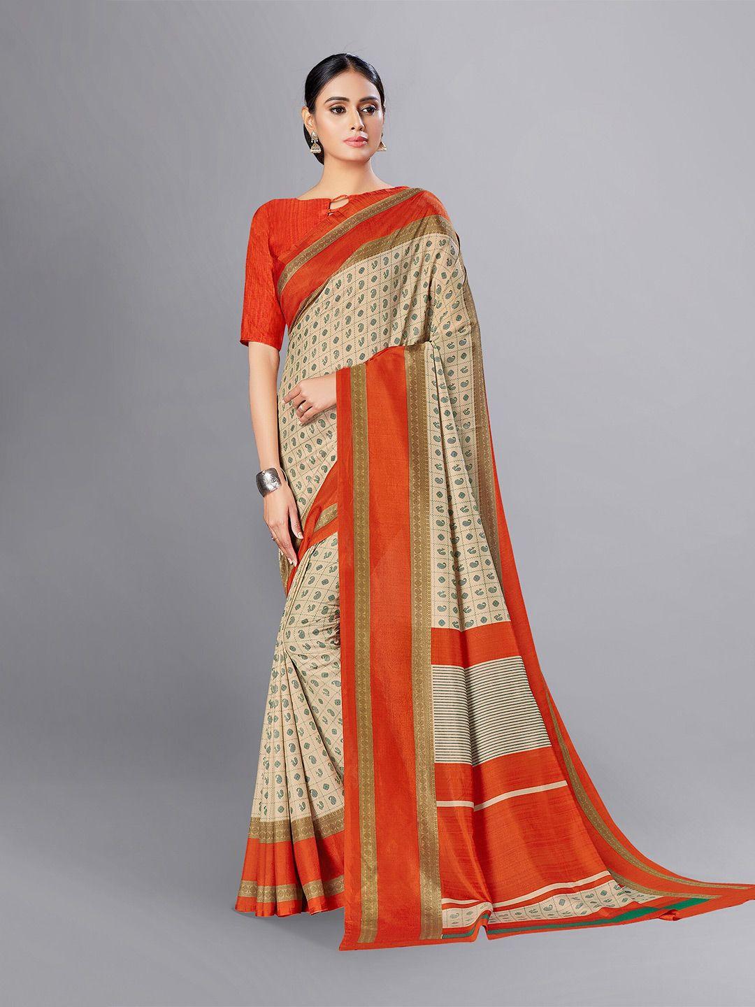 vimla ethnic motifs printed mysore silk saree