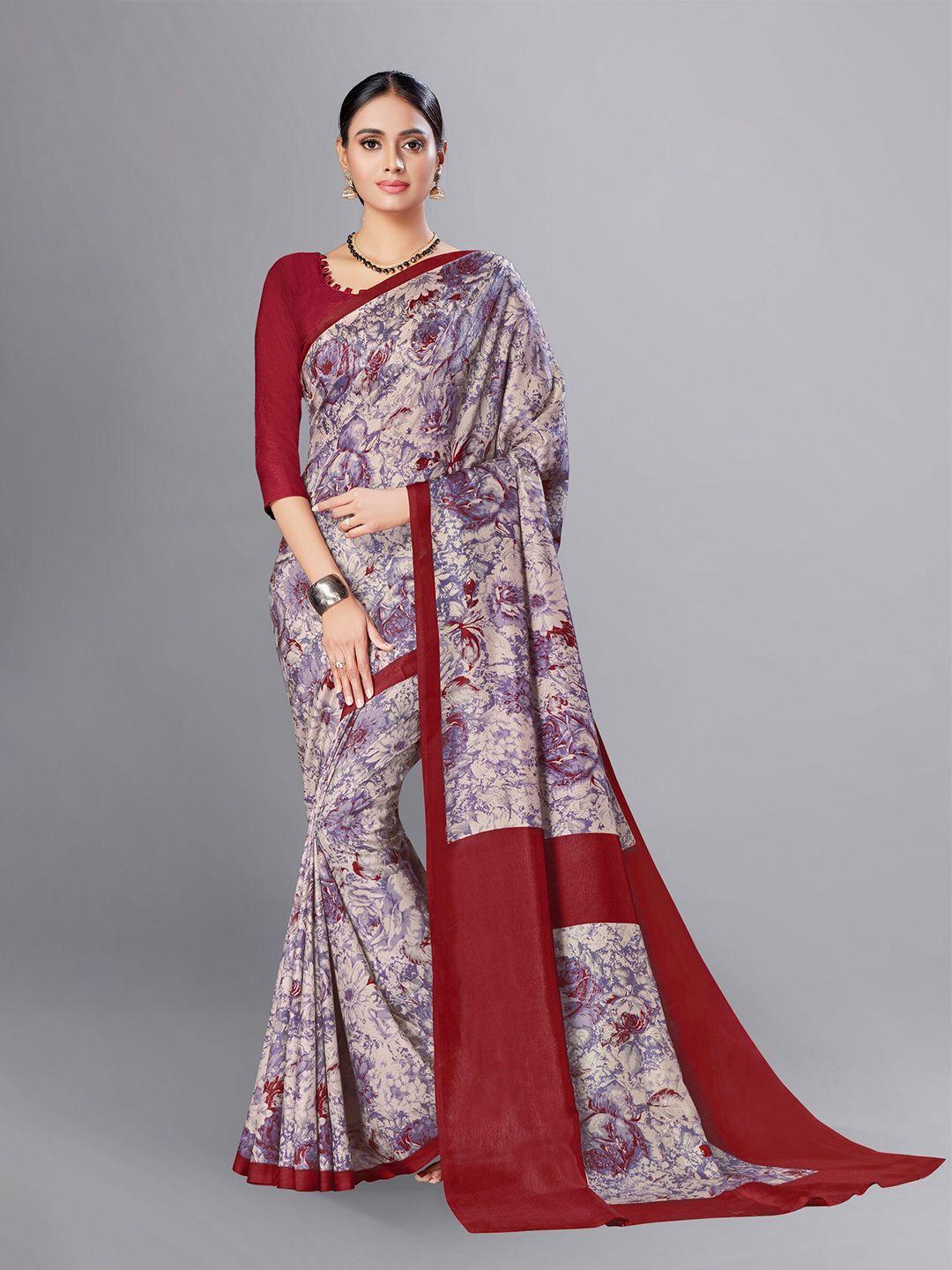 vimla floral printed saree