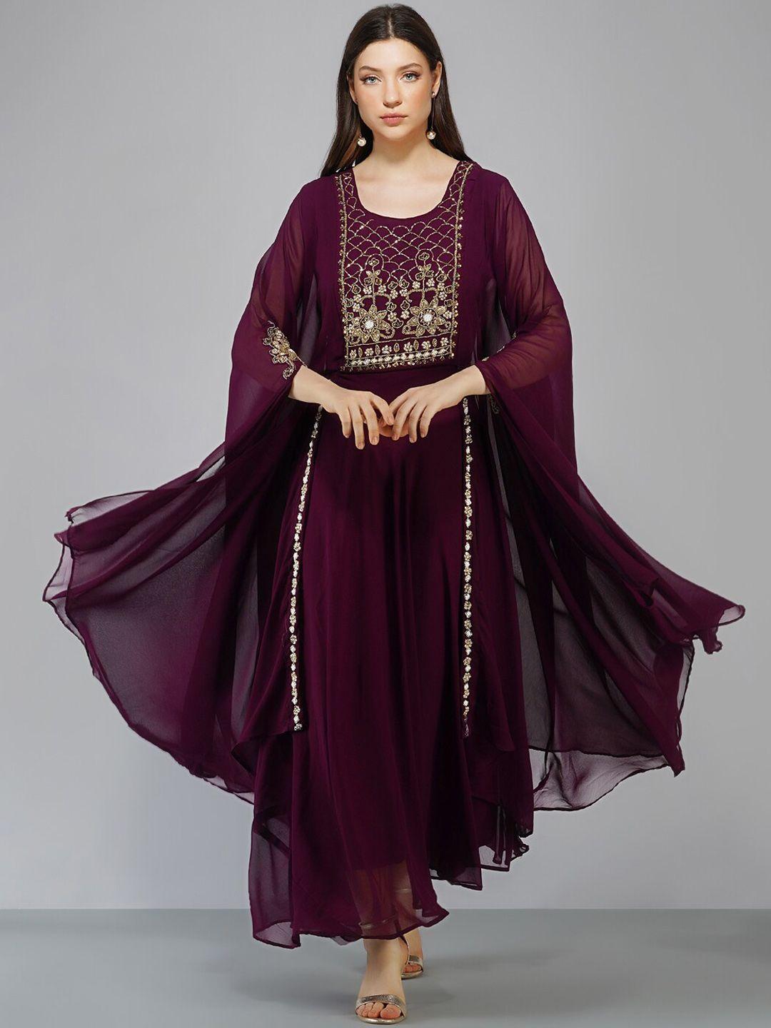 kalini embellished high-low georgette kurta