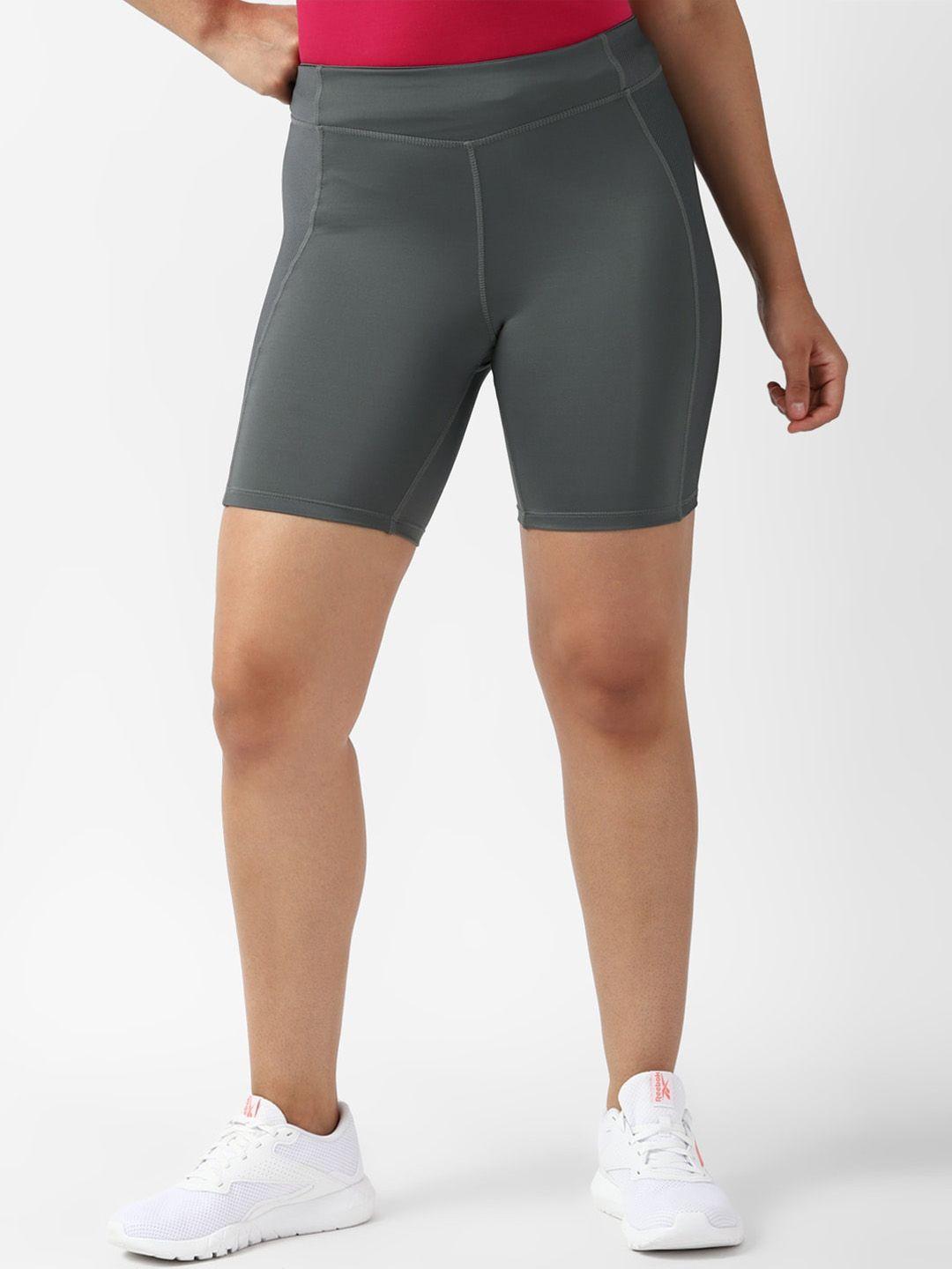 reebok women slim fit training app sports shorts