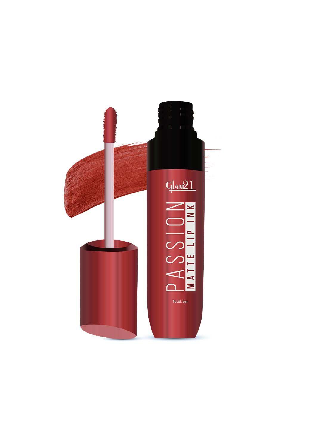 glam21 passion 12hr long lasting matte lip ink - 6g - charismatic red 01