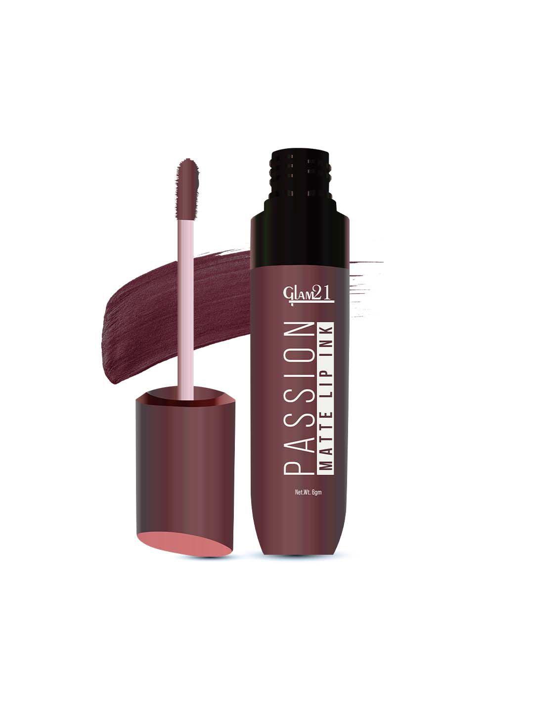 glam21 passion matte long lasting lip ink - 6g - brick pink 08